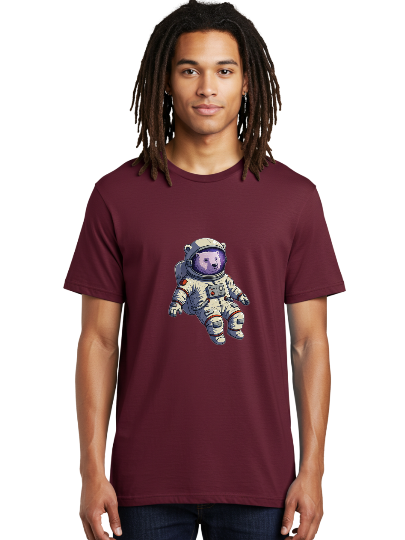 Polar-Bear-Astronaut-1 Men'S Graphic Tee, 100% Cotton, Comfortable Casual Summer Wear, Machine Washable, Vintage Camera, Old Camera, Antique Camera, Black Camera, Classic Photography, Photography Equipment, Nostalgic Device, Film Camera, Baf382