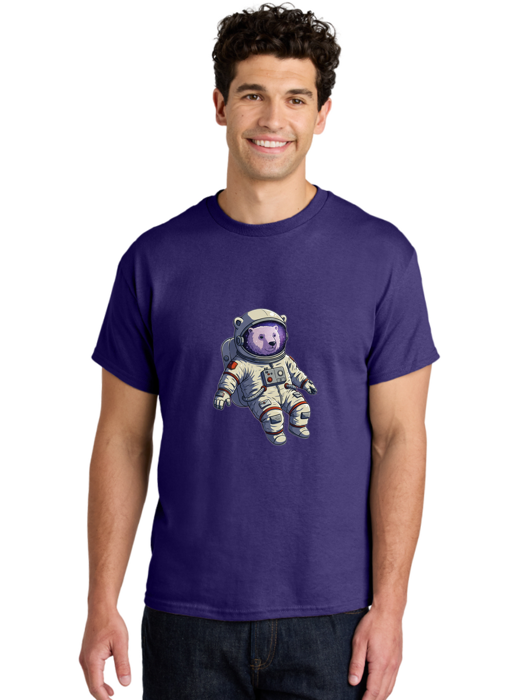 Polar-Bear-Astronaut-1 Men'S Graphic Tee, 100% Cotton, Comfortable Casual Summer Wear, Machine Washable, Vintage Camera, Old Camera, Antique Camera, Black Camera, Classic Photography, Photography Equipment, Nostalgic Device, Film Camera, Baf382