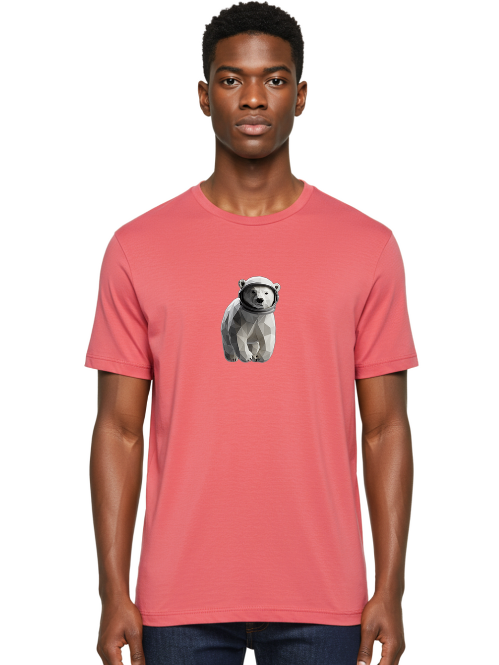Polar-Bear-Astronaut-2 Men'S Graphic Tee, 100% Cotton, Comfortable Casual Summer Wear, Machine Washable, Vintage Camera, Old Camera, Antique Camera, Black Camera, Classic Photography, Photography Equipment, Nostalgic Device, Film Camera, Baf383