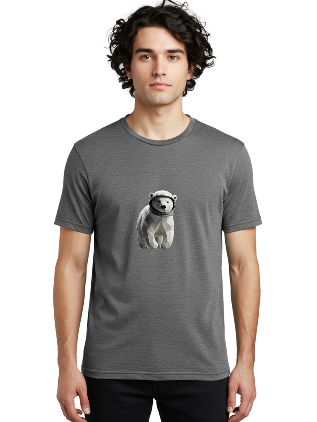 Polar-Bear-Astronaut-2 Men'S Graphic Tee, 100% Cotton, Comfortable Casual Summer Wear, Machine Washable, Vintage Camera, Old Camera, Antique Camera, Black Camera, Classic Photography, Photography Equipment, Nostalgic Device, Film Camera, Baf383