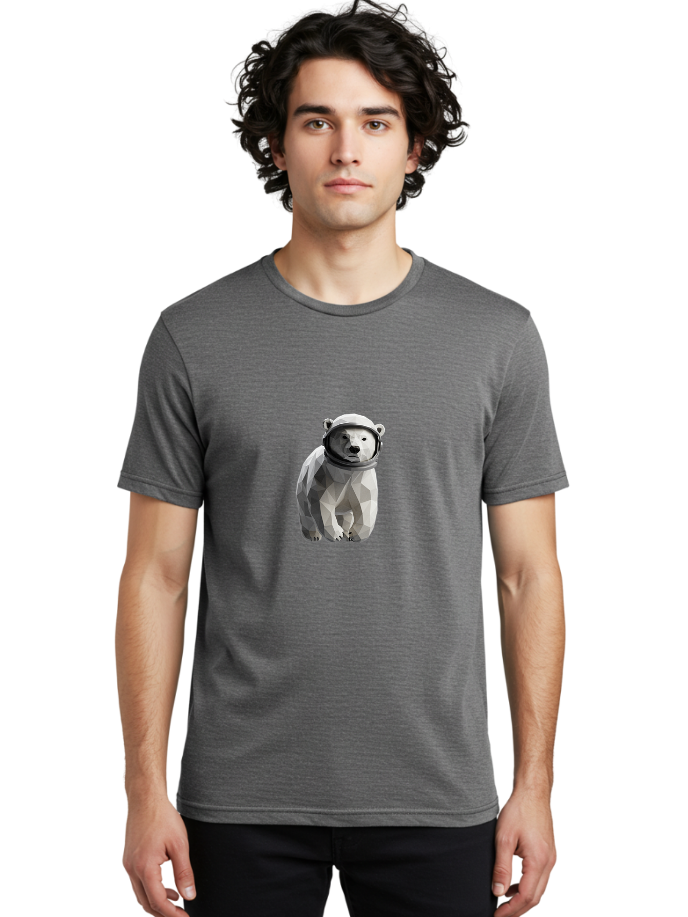 Polar-Bear-Astronaut-2 Men'S Graphic Tee, 100% Cotton, Comfortable Casual Summer Wear, Machine Washable, Vintage Camera, Old Camera, Antique Camera, Black Camera, Classic Photography, Photography Equipment, Nostalgic Device, Film Camera, Baf383