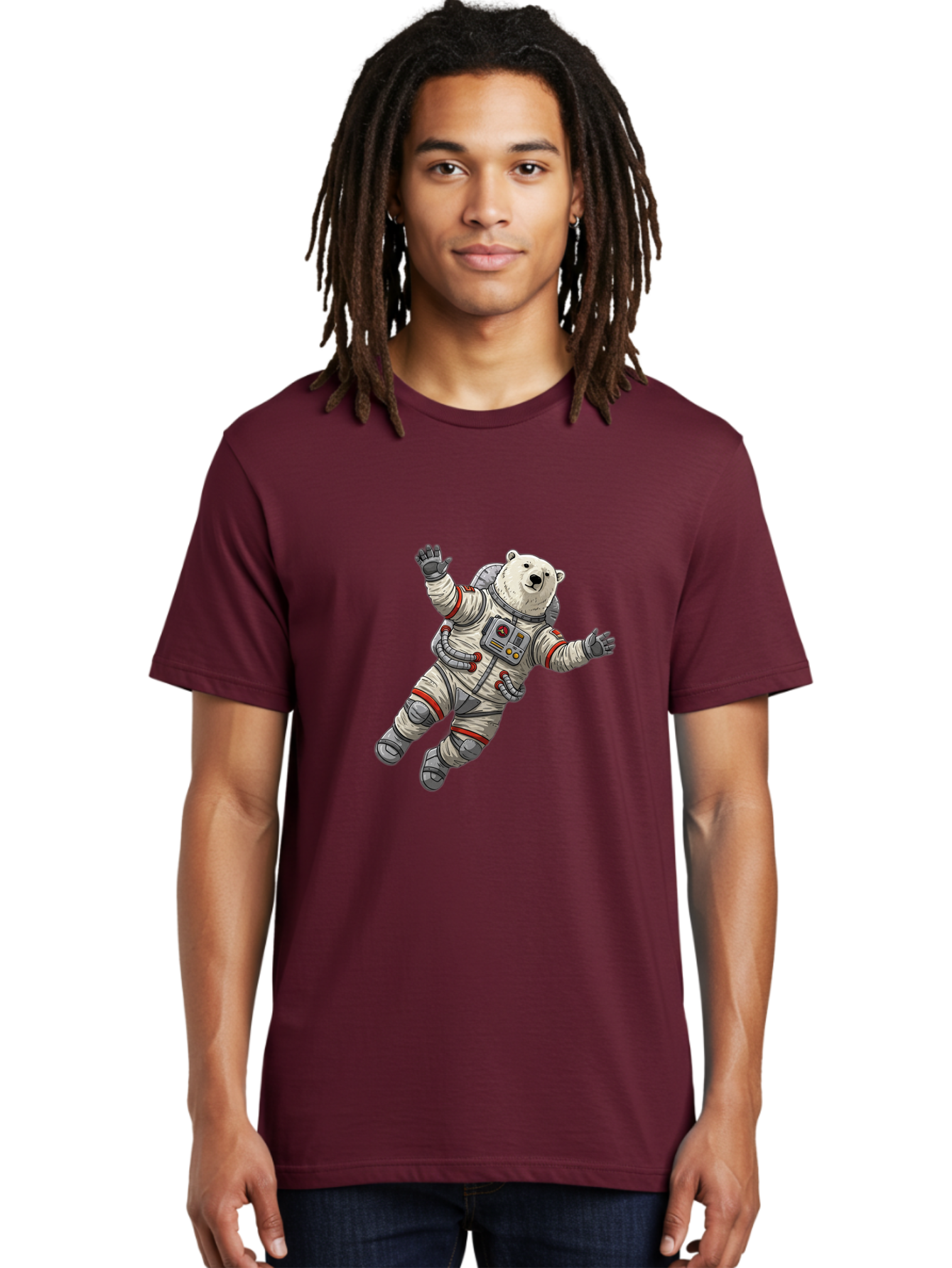 Polar-Bear-Astronaut-3 Men'S Graphic Tee, 100% Cotton, Comfortable Casual Summer Wear, Machine Washable, Vintage Camera, Old Camera, Antique Camera, Black Camera, Classic Photography, Photography Equipment, Nostalgic Device, Film Camera, Baf384