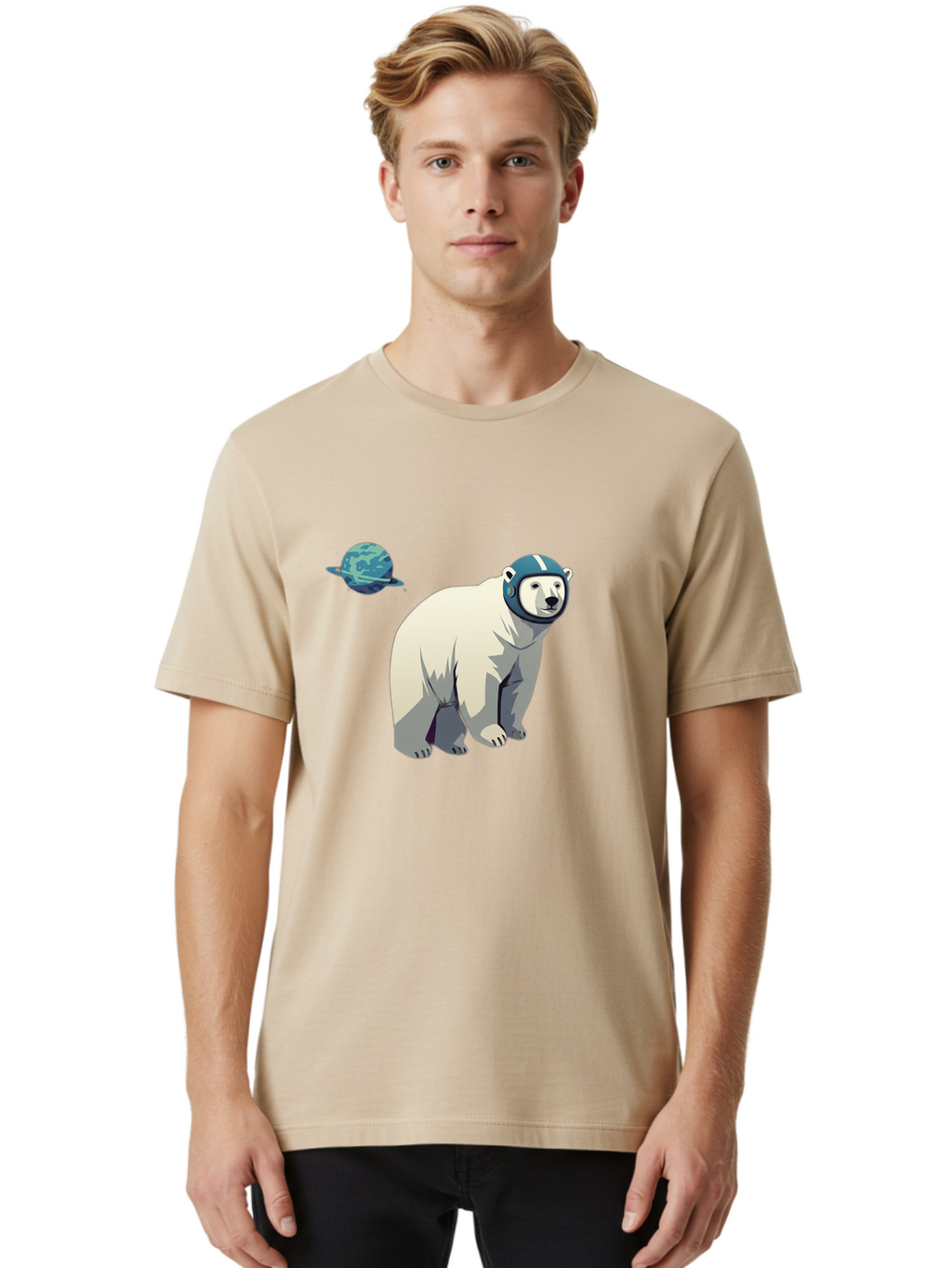 Polar-Bear-Astronaut-7 Men'S Graphic Tee, 100% Cotton, Comfortable Casual Summer Wear, Machine Washable, Vintage Camera, Old Camera, Antique Camera, Black Camera, Classic Photography, Photography Equipment, Nostalgic Device, Film Camera, Baf388