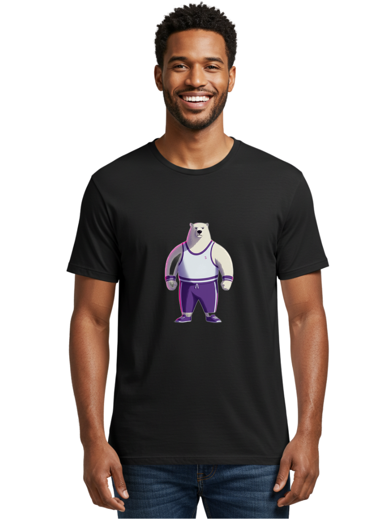 Polar-Bear-Athlete Men'S Graphic Tee, 100% Cotton, Comfortable Casual Summer Wear, Machine Washable, Vintage Camera, Old Camera, Antique Camera, Black Camera, Classic Photography, Photography Equipment, Nostalgic Device, Film Camera, Baf390