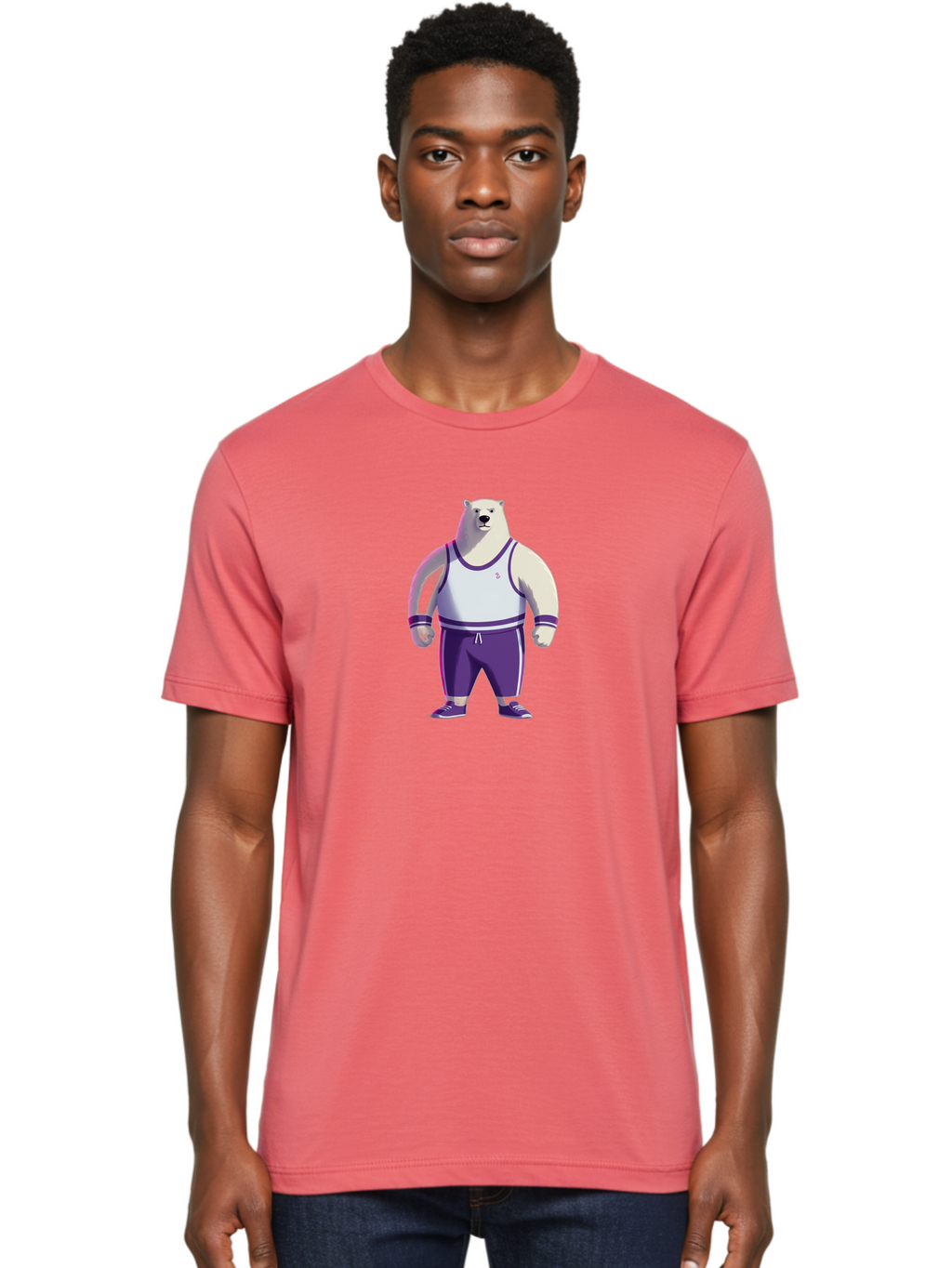 Polar-Bear-Athlete Men'S Graphic Tee, 100% Cotton, Comfortable Casual Summer Wear, Machine Washable, Vintage Camera, Old Camera, Antique Camera, Black Camera, Classic Photography, Photography Equipment, Nostalgic Device, Film Camera, Baf390