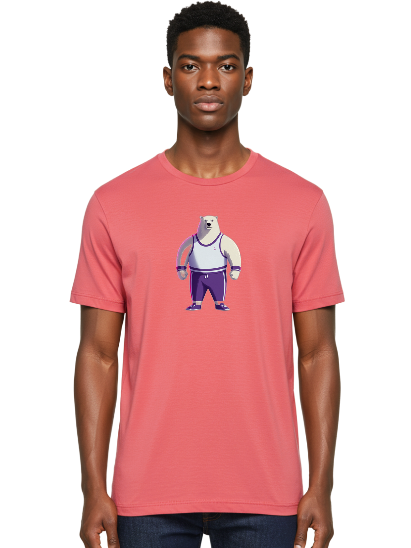 Polar-Bear-Athlete Men'S Graphic Tee, 100% Cotton, Comfortable Casual Summer Wear, Machine Washable, Vintage Camera, Old Camera, Antique Camera, Black Camera, Classic Photography, Photography Equipment, Nostalgic Device, Film Camera, Baf390