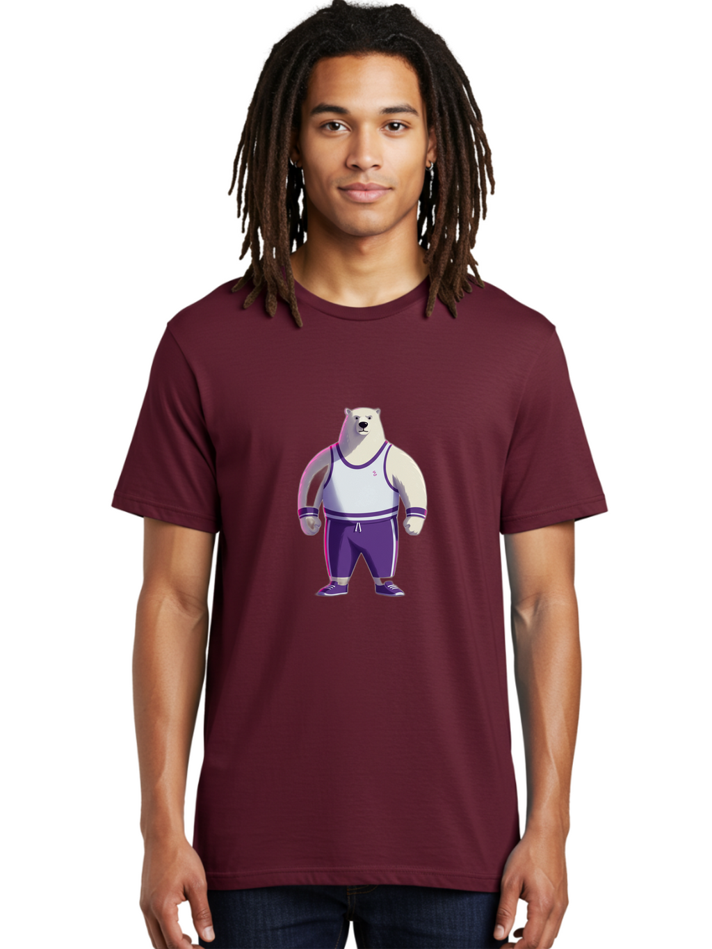 Polar-Bear-Athlete Men'S Graphic Tee, 100% Cotton, Comfortable Casual Summer Wear, Machine Washable, Vintage Camera, Old Camera, Antique Camera, Black Camera, Classic Photography, Photography Equipment, Nostalgic Device, Film Camera, Baf390