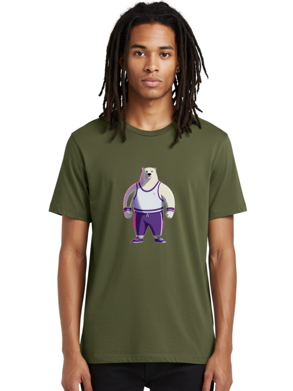Polar-Bear-Athlete Men'S Graphic Tee, 100% Cotton, Comfortable Casual Summer Wear, Machine Washable, Vintage Camera, Old Camera, Antique Camera, Black Camera, Classic Photography, Photography Equipment, Nostalgic Device, Film Camera, Baf390