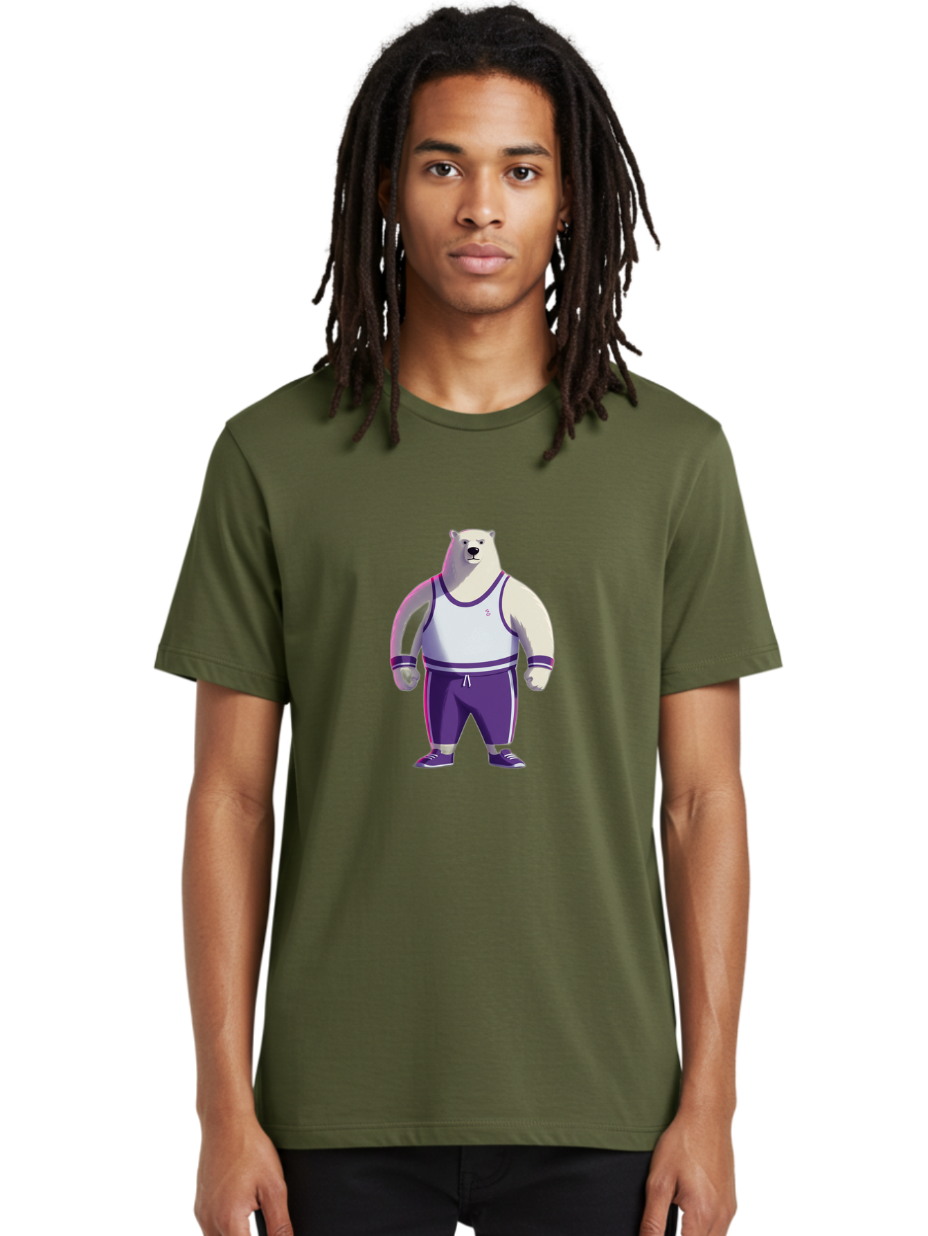 Polar-Bear-Athlete Men'S Graphic Tee, 100% Cotton, Comfortable Casual Summer Wear, Machine Washable, Vintage Camera, Old Camera, Antique Camera, Black Camera, Classic Photography, Photography Equipment, Nostalgic Device, Film Camera, Baf390