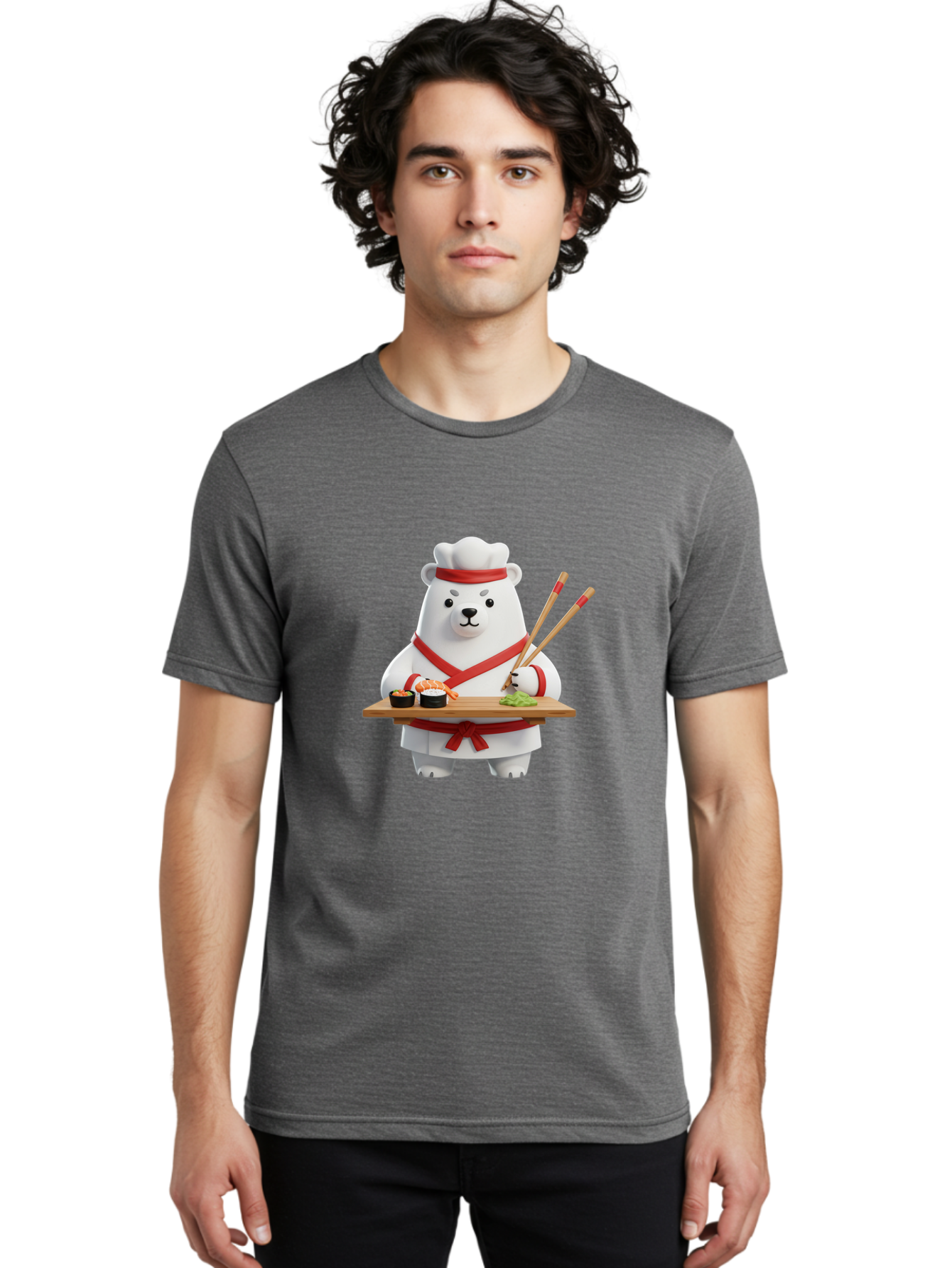 Polar-Bear-Chef-1 Men'S Graphic Tee, 100% Cotton, Comfortable Casual Summer Wear, Machine Washable, Vintage Camera, Old Camera, Antique Camera, Black Camera, Classic Photography, Photography Equipment, Nostalgic Device, Film Camera, Camera Art Baf392