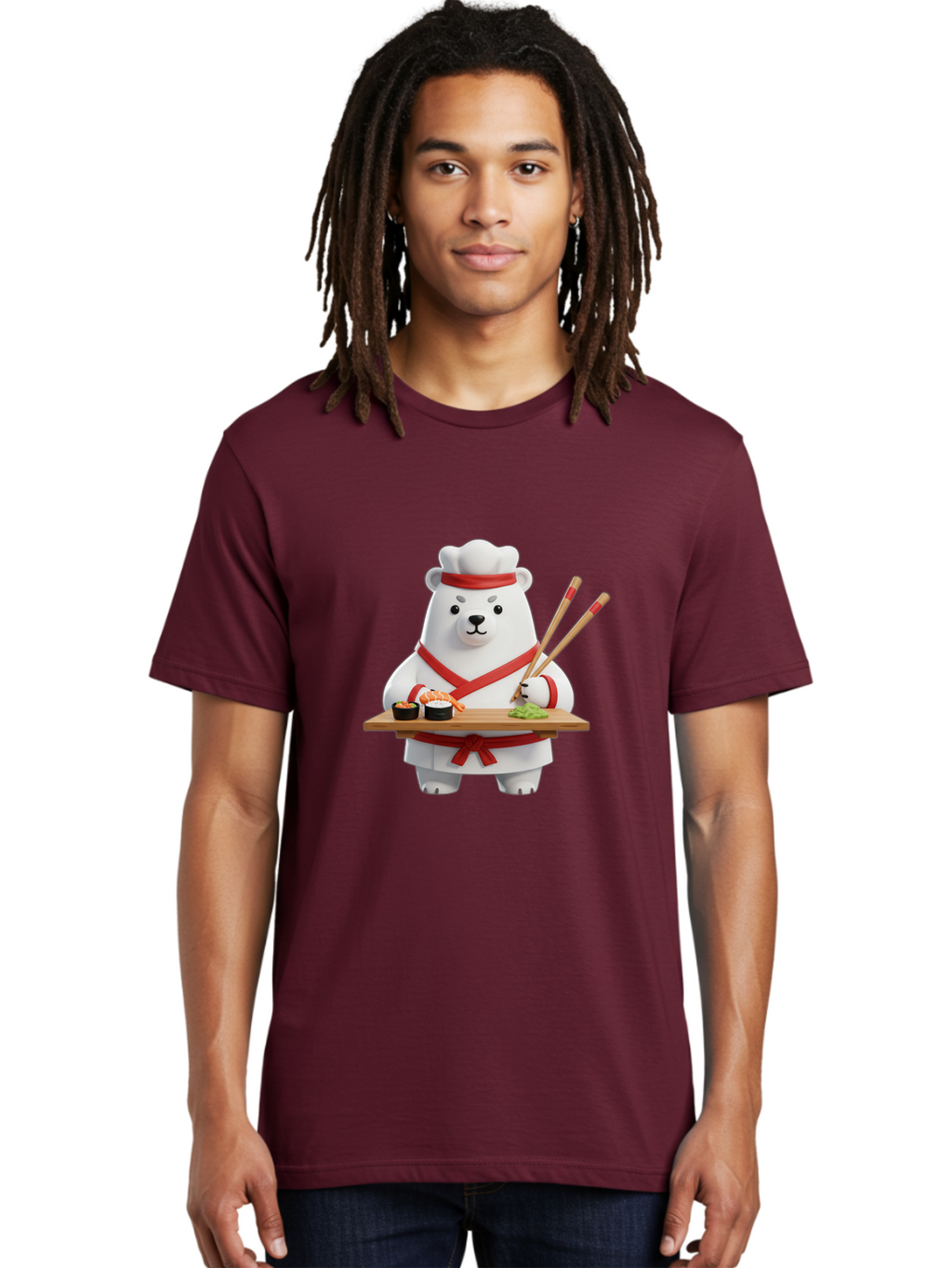 Polar-Bear-Chef-1 Men'S Graphic Tee, 100% Cotton, Comfortable Casual Summer Wear, Machine Washable, Vintage Camera, Old Camera, Antique Camera, Black Camera, Classic Photography, Photography Equipment, Nostalgic Device, Film Camera, Camera Art Baf392