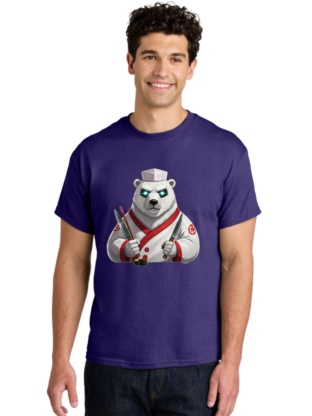 Polar-Bear-Chef-2 Men'S Graphic Tee, 100% Cotton, Comfortable Casual Summer Wear, Machine Washable, Vintage Camera, Old Camera, Antique Camera, Black Camera, Classic Photography, Photography Equipment, Nostalgic Device, Film Camera, Camera Art Baf393
