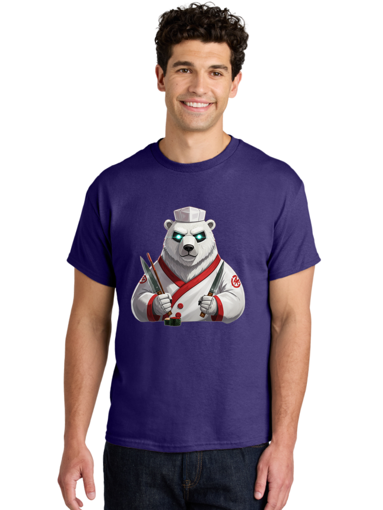 Polar-Bear-Chef-2 Men'S Graphic Tee, 100% Cotton, Comfortable Casual Summer Wear, Machine Washable, Vintage Camera, Old Camera, Antique Camera, Black Camera, Classic Photography, Photography Equipment, Nostalgic Device, Film Camera, Camera Art Baf393