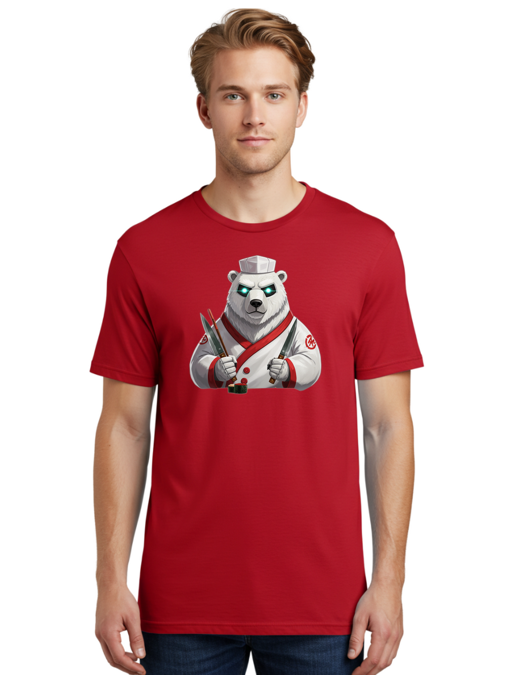Polar-Bear-Chef-2 Men'S Graphic Tee, 100% Cotton, Comfortable Casual Summer Wear, Machine Washable, Vintage Camera, Old Camera, Antique Camera, Black Camera, Classic Photography, Photography Equipment, Nostalgic Device, Film Camera, Camera Art Baf393