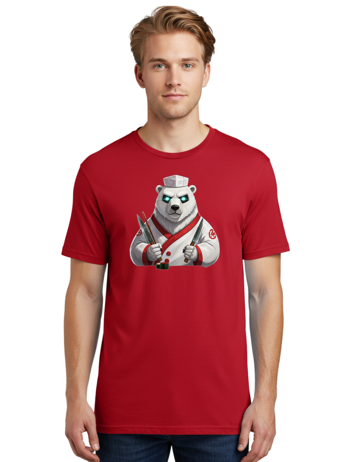 Polar-Bear-Chef-2 Men'S Graphic Tee, 100% Cotton, Comfortable Casual Summer Wear, Machine Washable, Vintage Camera, Old Camera, Antique Camera, Black Camera, Classic Photography, Photography Equipment, Nostalgic Device, Film Camera, Camera Art Baf393