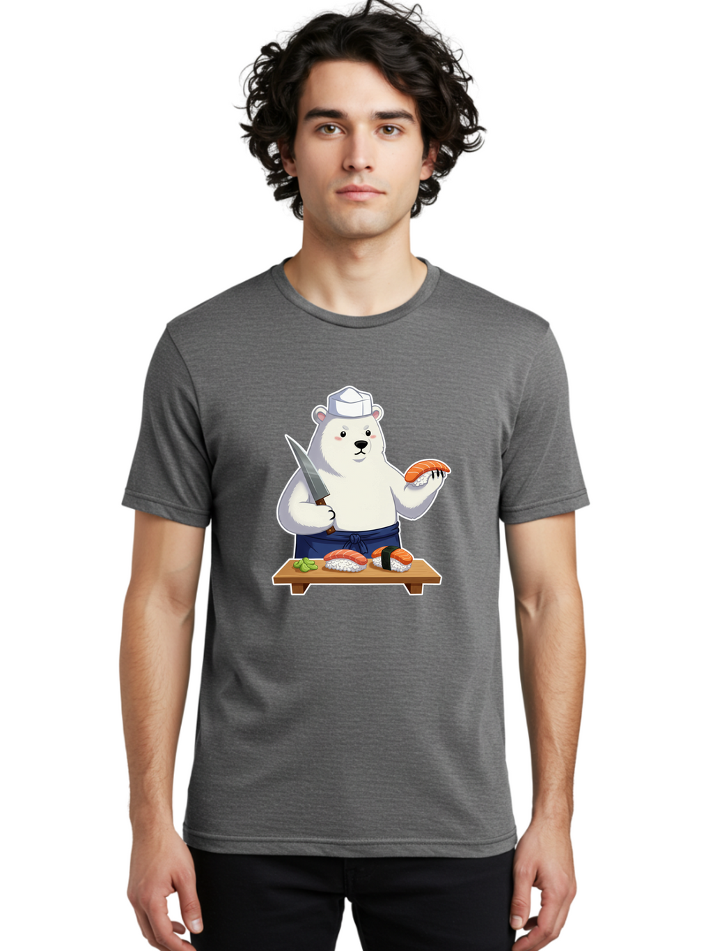 Polar-Bear-Chef-3 Men'S Graphic Tee, 100% Cotton, Comfortable Casual Summer Wear, Machine Washable, Vintage Camera, Old Camera, Antique Camera, Black Camera, Classic Photography, Photography Equipment, Nostalgic Device, Film Camera, Camera Art Baf394