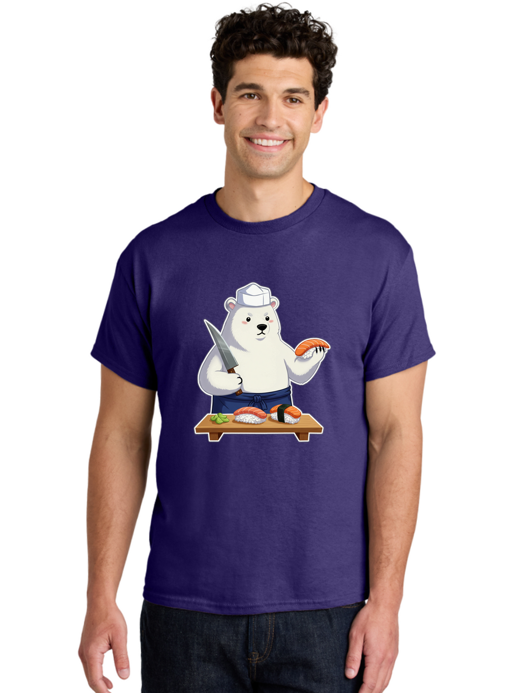 Polar-Bear-Chef-3 Men'S Graphic Tee, 100% Cotton, Comfortable Casual Summer Wear, Machine Washable, Vintage Camera, Old Camera, Antique Camera, Black Camera, Classic Photography, Photography Equipment, Nostalgic Device, Film Camera, Camera Art Baf394