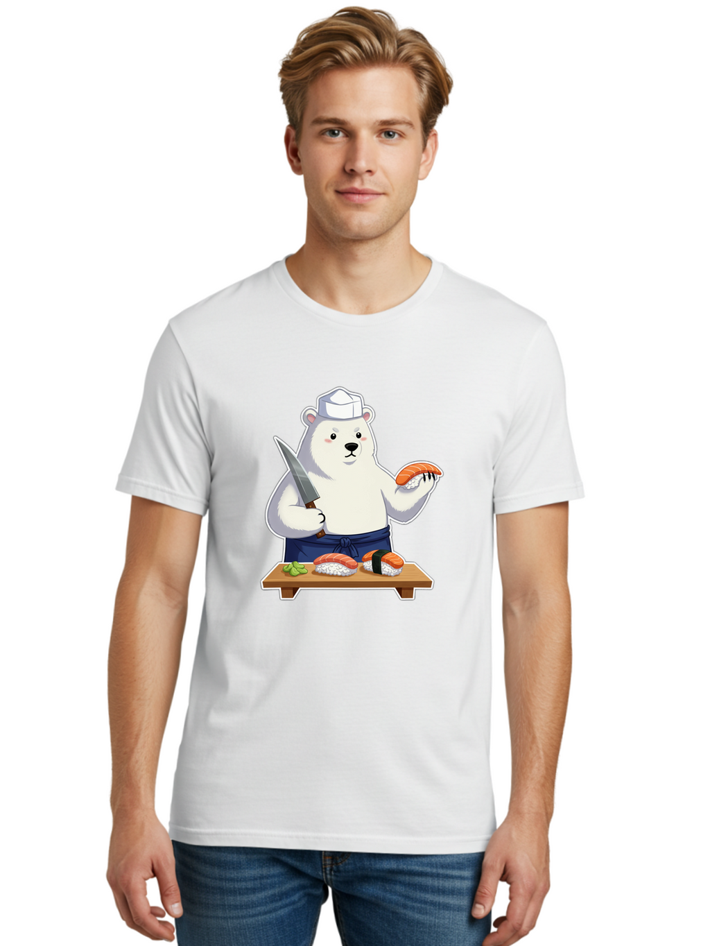 Polar-Bear-Chef-3 Men'S Graphic Tee, 100% Cotton, Comfortable Casual Summer Wear, Machine Washable, Vintage Camera, Old Camera, Antique Camera, Black Camera, Classic Photography, Photography Equipment, Nostalgic Device, Film Camera, Camera Art Baf394