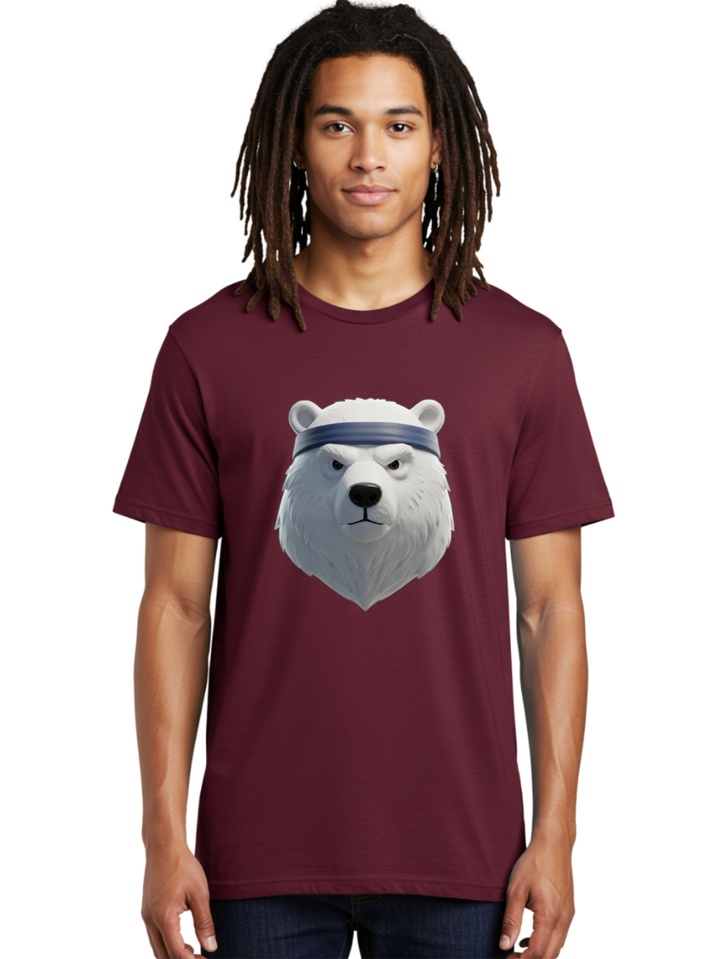 Polar-Bear-Head Men'S Graphic Tee, 100% Cotton, Comfortable Casual Summer Wear, Machine Washable, Vintage Camera, Old Camera, Antique Camera, Black Camera, Classic Photography, Photography Equipment, Nostalgic Device, Film Camera, Camera Art Baf399