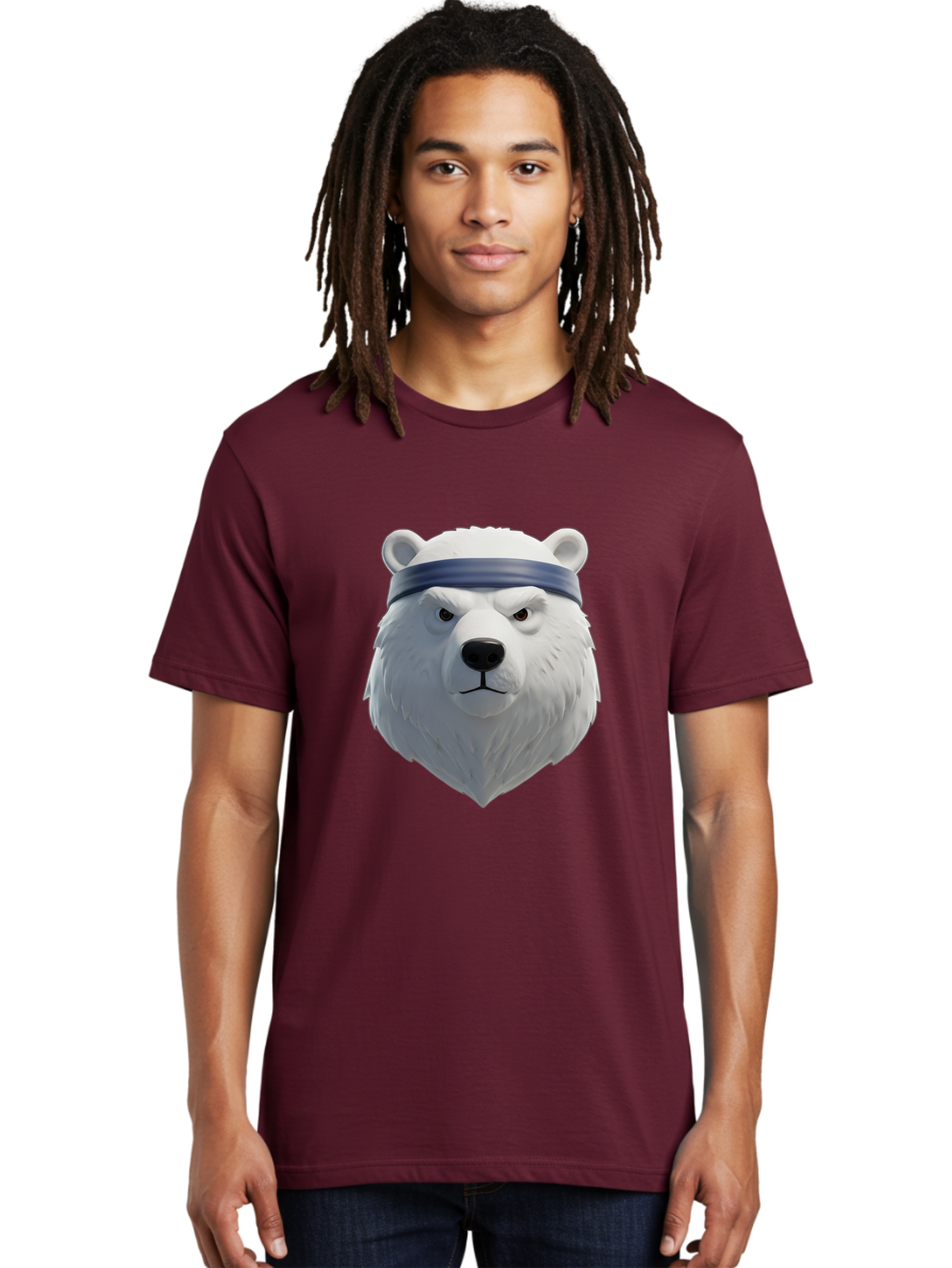 Polar-Bear-Head Men'S Graphic Tee, 100% Cotton, Comfortable Casual Summer Wear, Machine Washable, Vintage Camera, Old Camera, Antique Camera, Black Camera, Classic Photography, Photography Equipment, Nostalgic Device, Film Camera, Camera Art Baf399