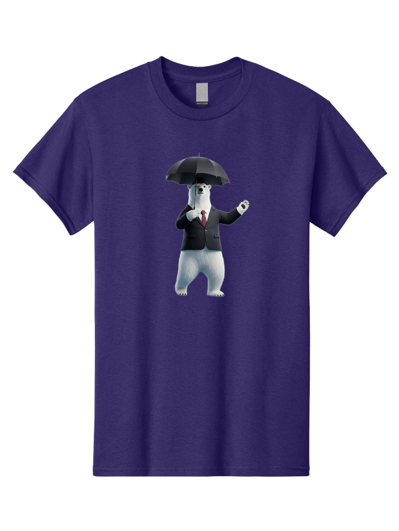 Polar-Bear-In-Suit Men'S Graphic Tee, 100% Cotton, Comfortable Casual Summer Wear, Machine Washable, Vintage Camera, Old Camera, Antique Camera, Black Camera, Classic Photography, Photography Equipment, Nostalgic Device, Film Camera, Baf402
