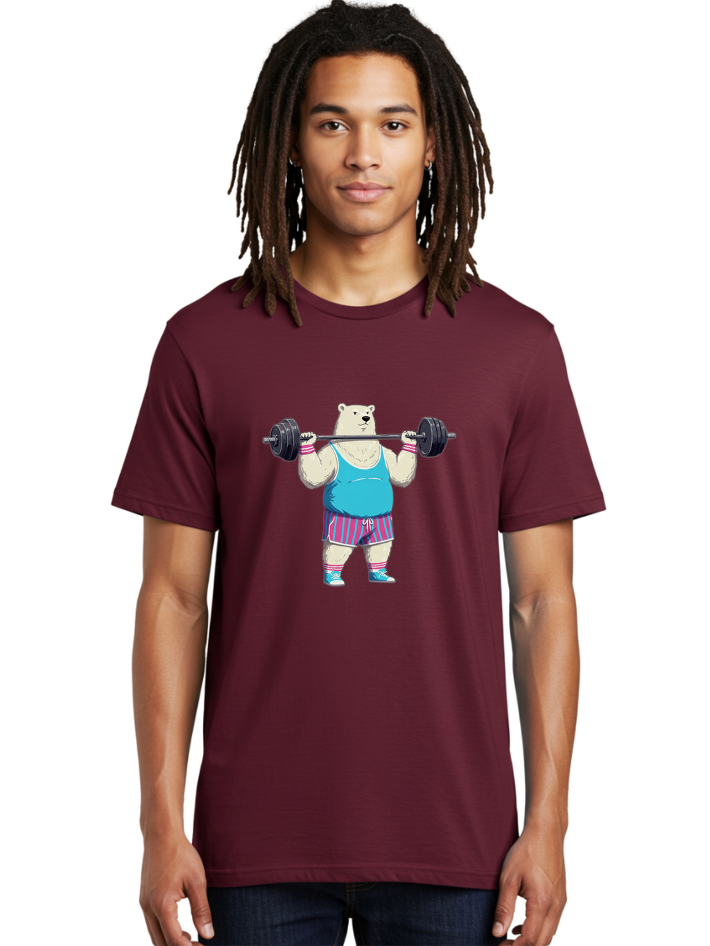 Polar-Bear-Lifting Men'S Graphic Tee, 100% Cotton, Comfortable Casual Summer Wear, Machine Washable, Vintage Camera, Old Camera, Antique Camera, Black Camera, Classic Photography, Photography Equipment, Nostalgic Device, Film Camera, Baf404