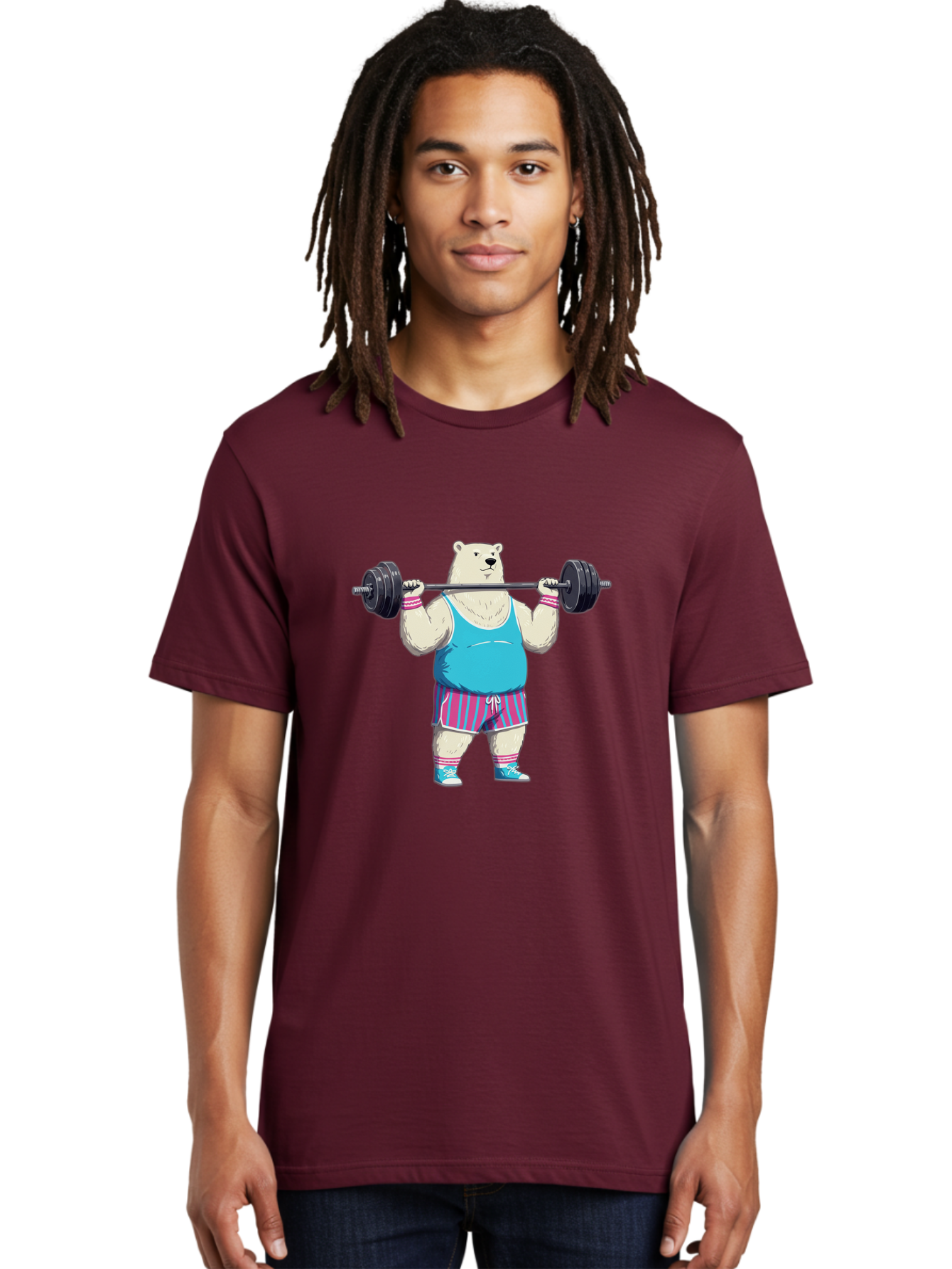 Polar-Bear-Lifting Men'S Graphic Tee, 100% Cotton, Comfortable Casual Summer Wear, Machine Washable, Vintage Camera, Old Camera, Antique Camera, Black Camera, Classic Photography, Photography Equipment, Nostalgic Device, Film Camera, Baf404