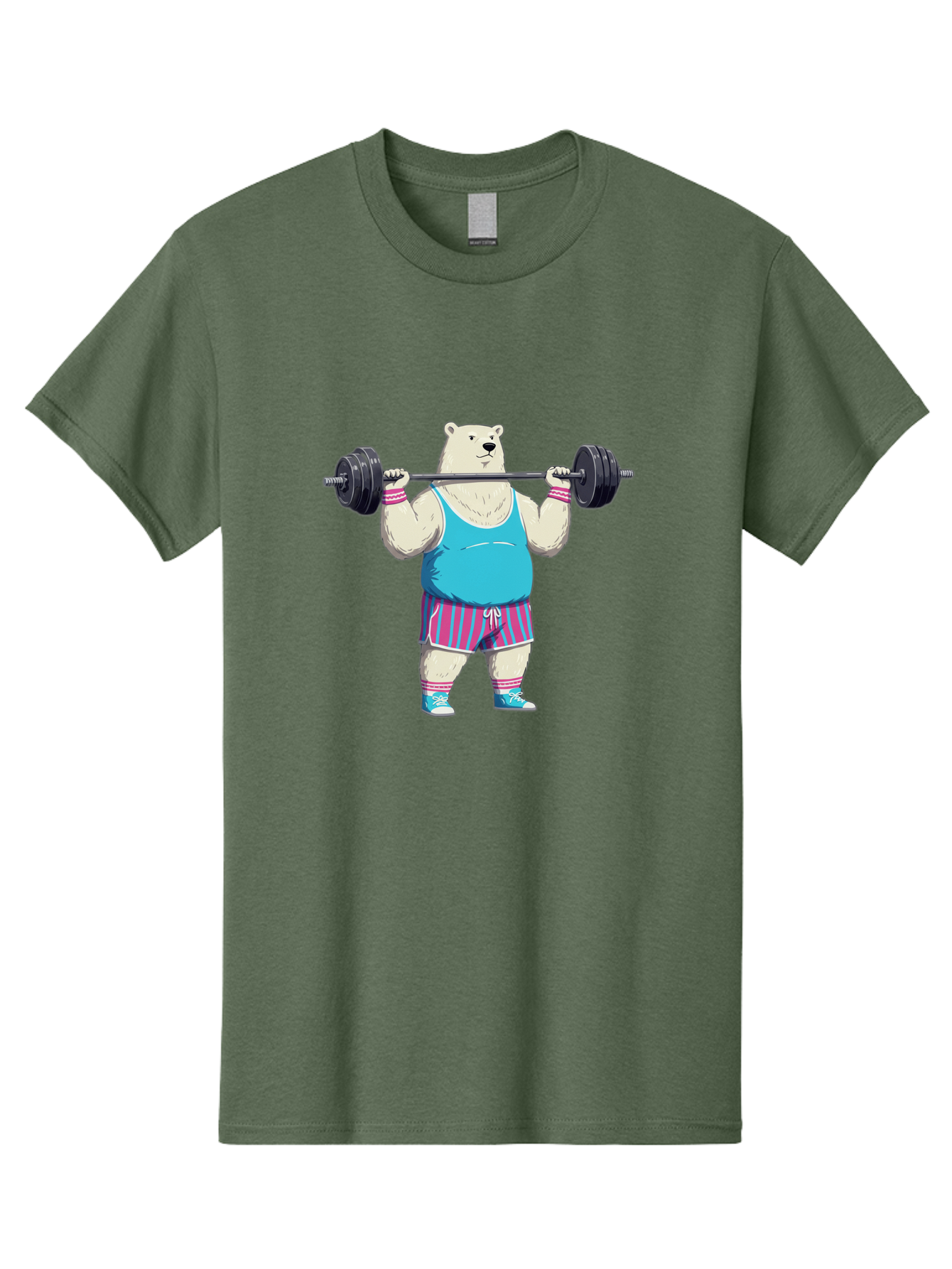 Polar-Bear-Lifting Men'S Graphic Tee, 100% Cotton, Comfortable Casual Summer Wear, Machine Washable, Vintage Camera, Old Camera, Antique Camera, Black Camera, Classic Photography, Photography Equipment, Nostalgic Device, Film Camera, Baf404