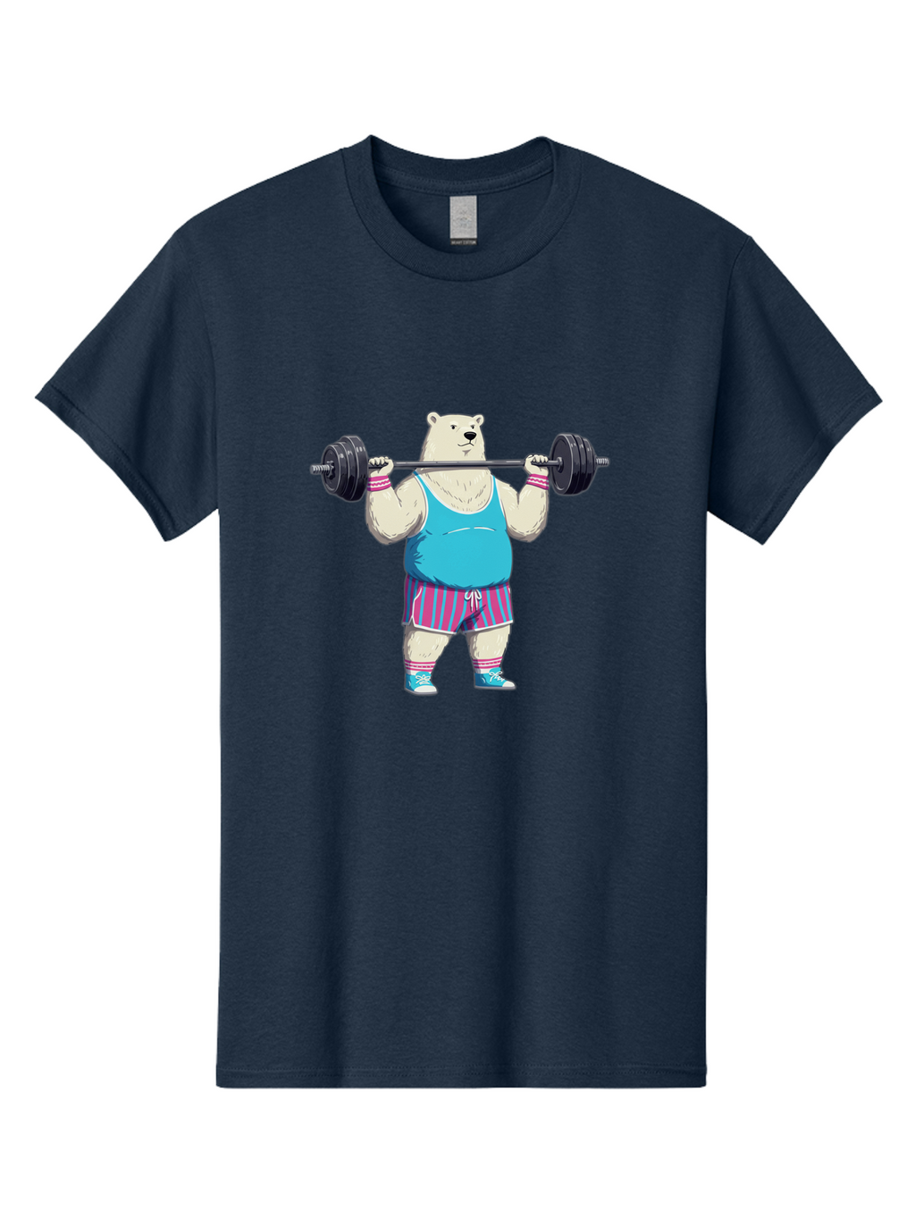 Polar-Bear-Lifting Men'S Graphic Tee, 100% Cotton, Comfortable Casual Summer Wear, Machine Washable, Vintage Camera, Old Camera, Antique Camera, Black Camera, Classic Photography, Photography Equipment, Nostalgic Device, Film Camera, Baf404