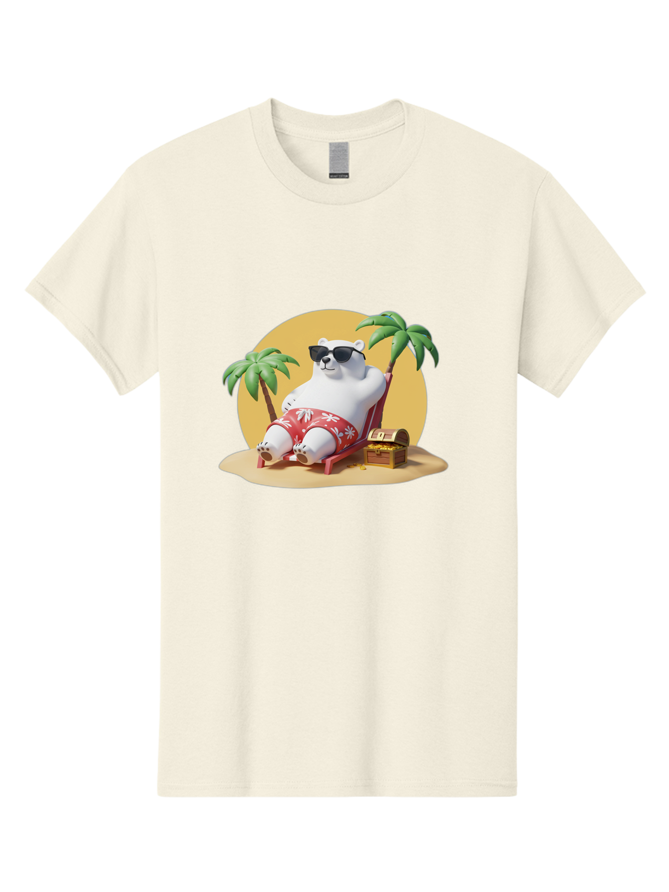 Polar-Bear-On-Beach Men'S Graphic Tee, 100% Cotton, Comfortable Casual Summer Wear, Machine Washable, Vintage Camera, Old Camera, Antique Camera, Black Camera, Classic Photography, Photography Equipment, Nostalgic Device, Film Camera, Baf405