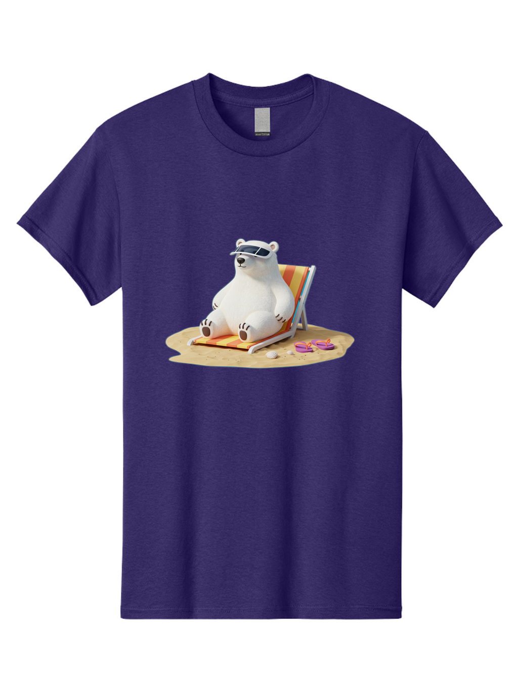 Polar-Bear-Relaxing-1 Men'S Graphic Tee, 100% Cotton, Comfortable Casual Summer Wear, Machine Washable, Vintage Camera, Old Camera, Antique Camera, Black Camera, Classic Photography, Photography Equipment, Nostalgic Device, Film Camera, Baf408
