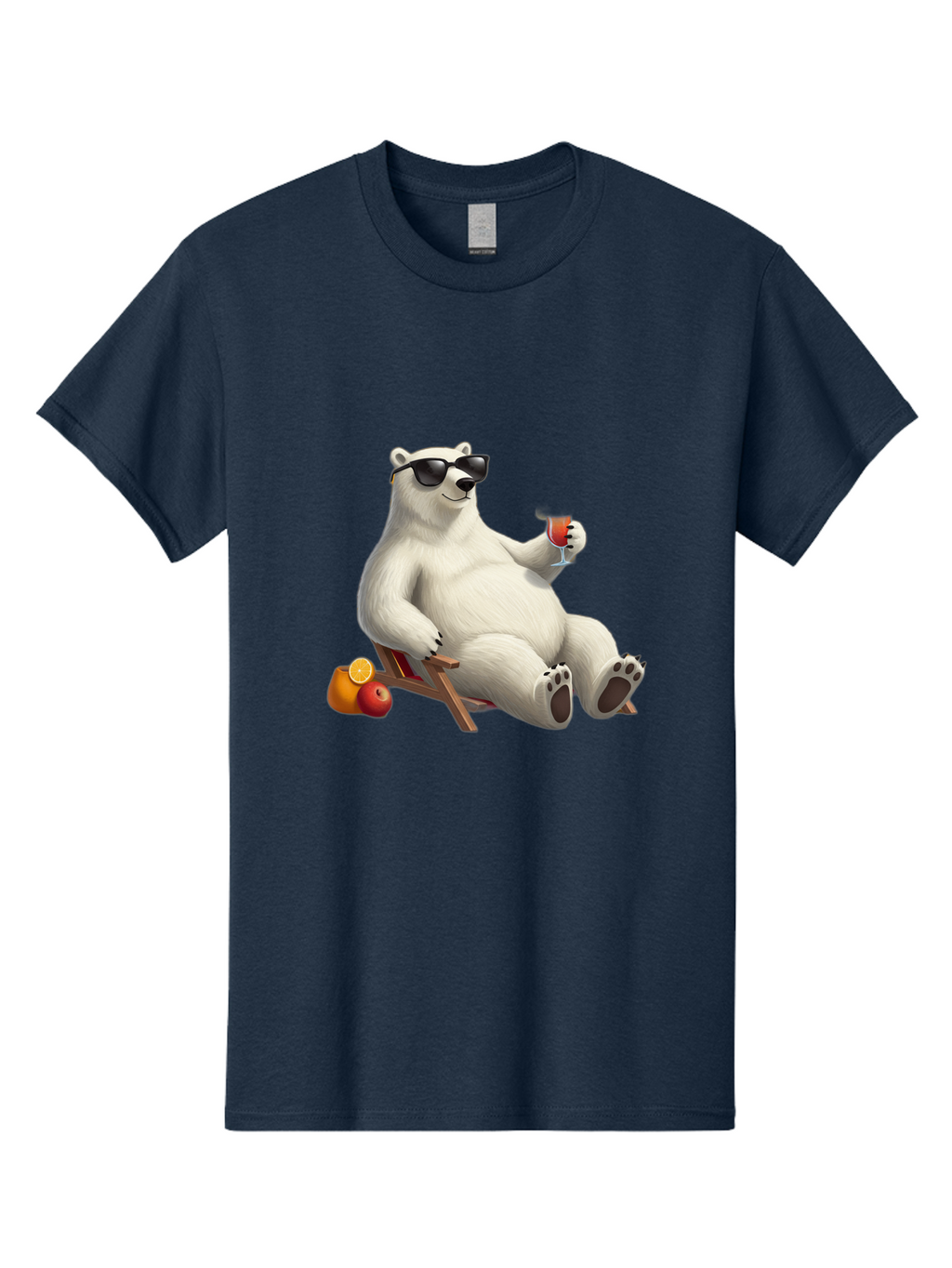 Polar-Bear-Relaxing Men'S Graphic Tee, 100% Cotton, Comfortable Casual Summer Wear, Machine Washable, Vintage Camera, Old Camera, Antique Camera, Black Camera, Classic Photography, Photography Equipment, Nostalgic Device, Film Camera, Baf409