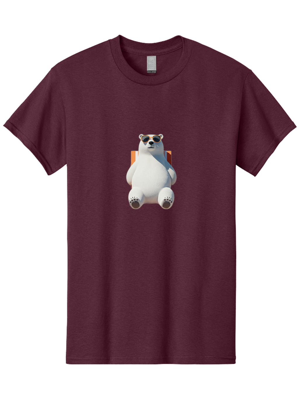 Polar-Bear-Sunglasses-1 Men'S Graphic Tee, 100% Cotton, Comfortable Casual Summer Wear, Machine Washable, Vintage Camera, Old Camera, Antique Camera, Black Camera, Classic Photography, Photography Equipment, Nostalgic Device, Film Camera, Baf413