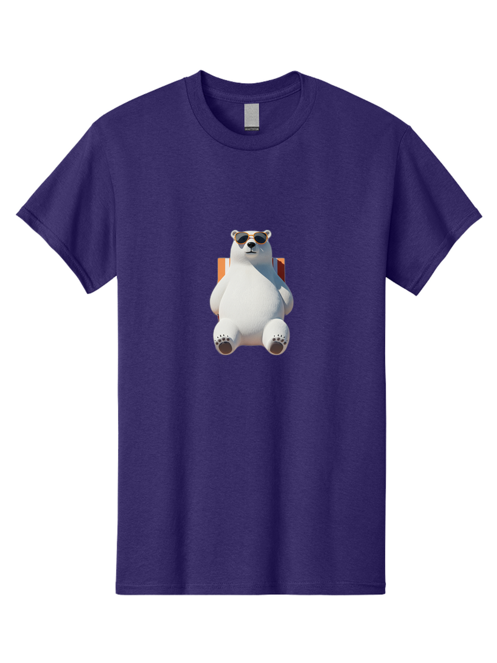 Polar-Bear-Sunglasses-1 Men'S Graphic Tee, 100% Cotton, Comfortable Casual Summer Wear, Machine Washable, Vintage Camera, Old Camera, Antique Camera, Black Camera, Classic Photography, Photography Equipment, Nostalgic Device, Film Camera, Baf413