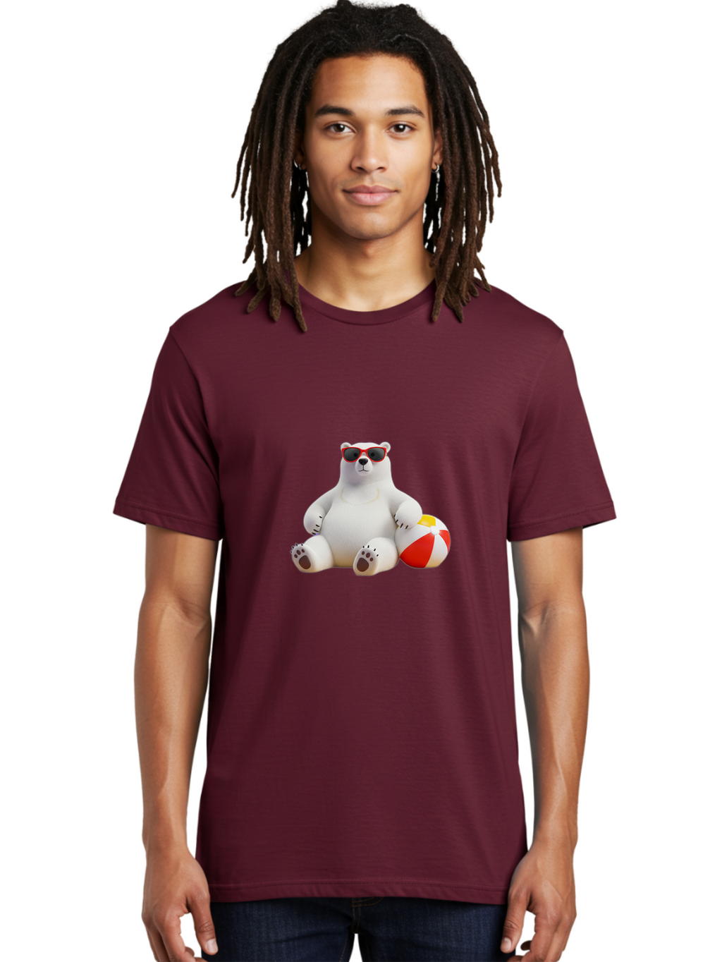 Polar-Bear-Sunglasses-4 Men'S Graphic Tee, 100% Cotton, Comfortable Casual Summer Wear, Machine Washable, Vintage Camera, Old Camera, Antique Camera, Black Camera, Classic Photography, Photography Equipment, Nostalgic Device, Film Camera, Baf416