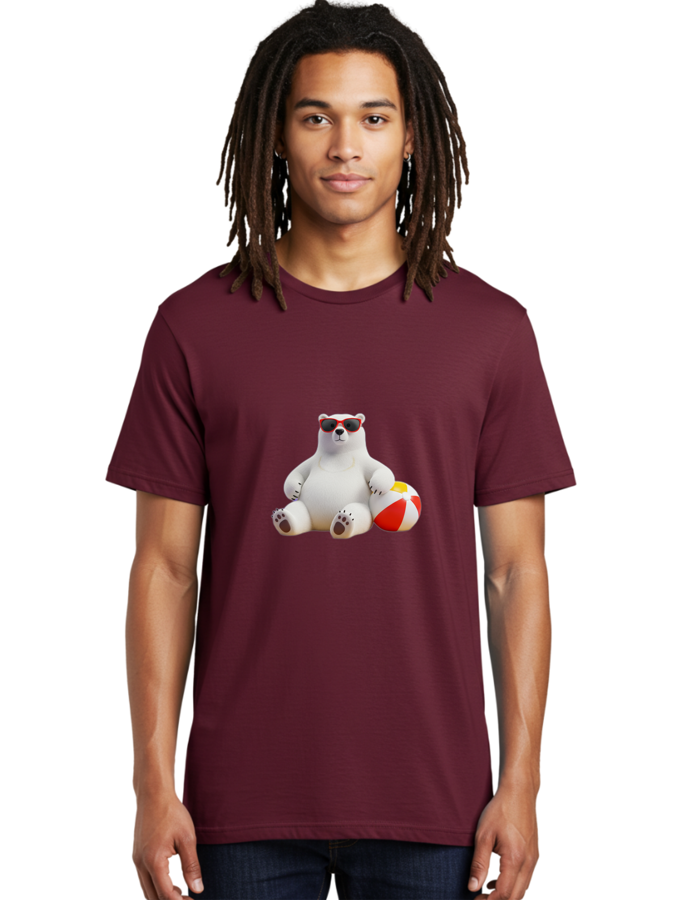 Polar-Bear-Sunglasses-4 Men'S Graphic Tee, 100% Cotton, Comfortable Casual Summer Wear, Machine Washable, Vintage Camera, Old Camera, Antique Camera, Black Camera, Classic Photography, Photography Equipment, Nostalgic Device, Film Camera, Baf416