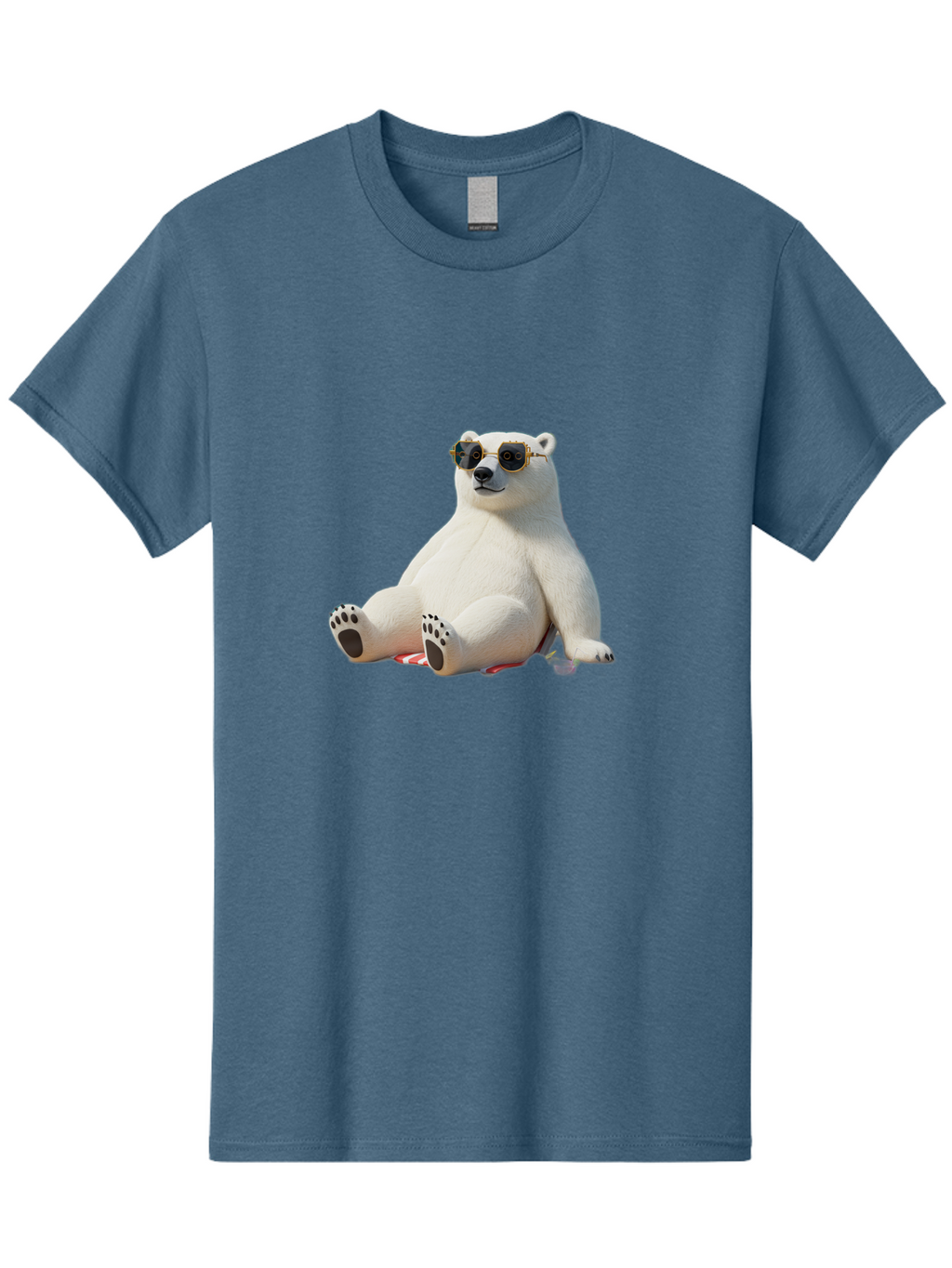 Polar-Bear-Sunglasses-5 Men'S Graphic Tee, 100% Cotton, Comfortable Casual Summer Wear, Machine Washable, Vintage Camera, Old Camera, Antique Camera, Black Camera, Classic Photography, Photography Equipment, Nostalgic Device, Film Camera, Baf417