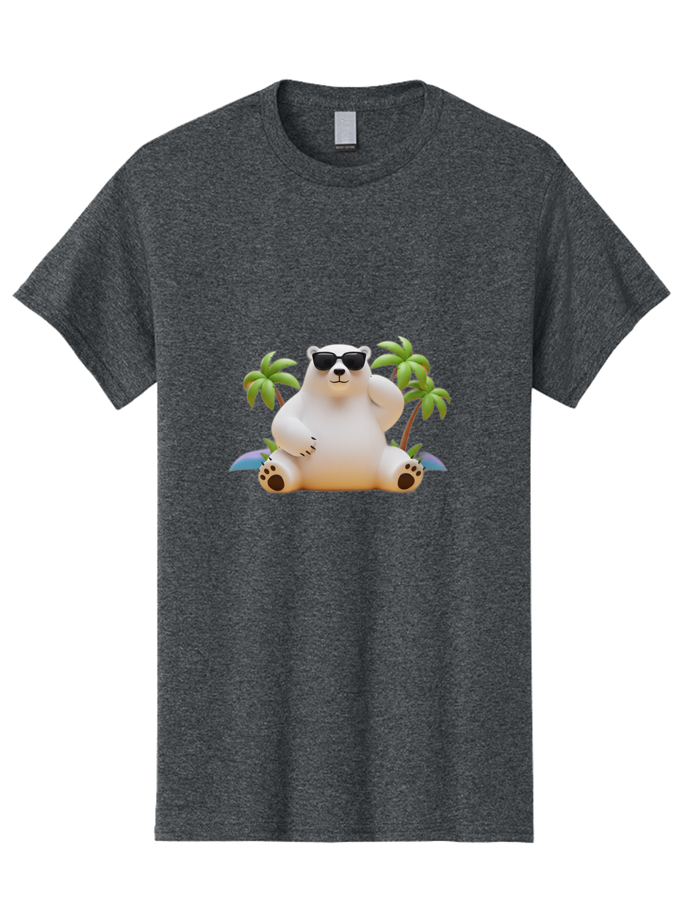 Polar-Bear-Sunglasses Men'S Graphic Tee, 100% Cotton, Comfortable Casual Summer Wear, Machine Washable, Vintage Camera, Old Camera, Antique Camera, Black Camera, Classic Photography, Photography Equipment, Nostalgic Device, Film Camera, Baf418