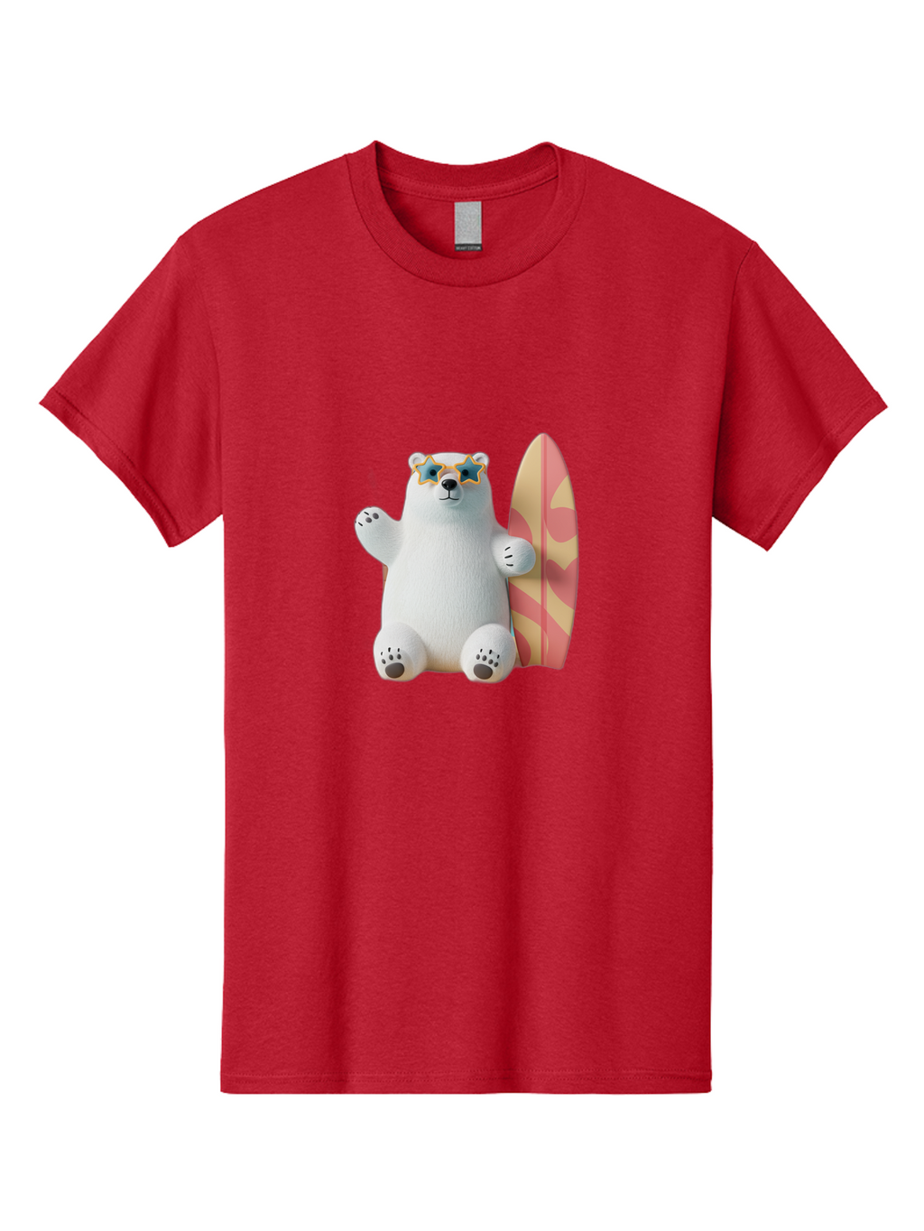 Polar-Bear-Surfboard Men'S Graphic Tee, 100% Cotton, Comfortable Casual Summer Wear, Machine Washable, Vintage Camera, Old Camera, Antique Camera, Black Camera, Classic Photography, Photography Equipment, Nostalgic Device, Film Camera, Baf419