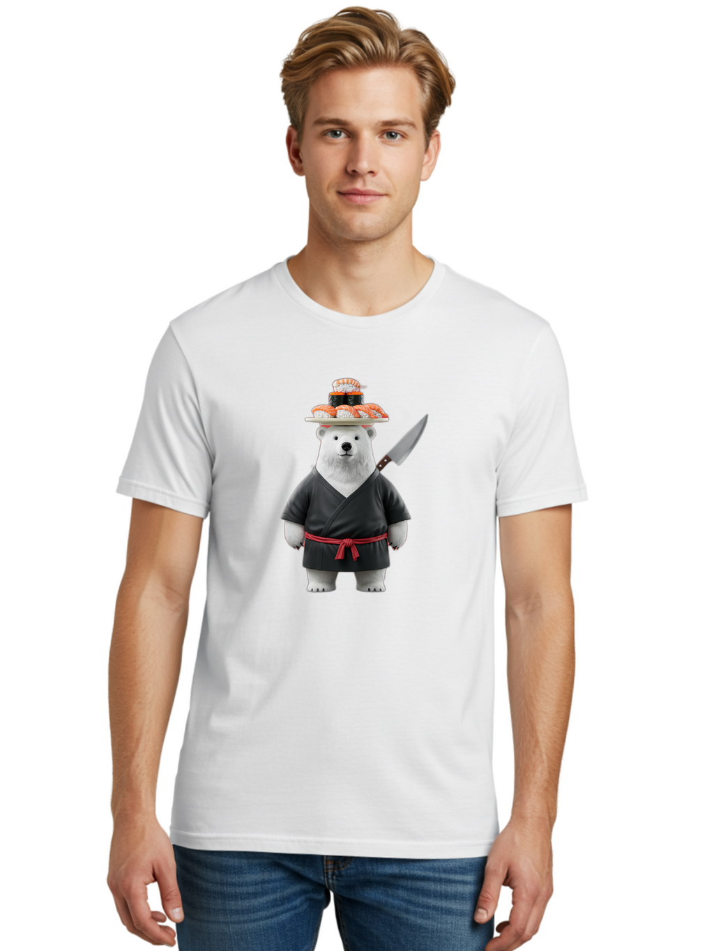 Polar-Bear-Sushi-Chef Men'S Graphic Tee, 100% Cotton, Comfortable Casual Summer Wear, Machine Washable, Vintage Camera, Old Camera, Antique Camera, Black Camera, Classic Photography, Photography Equipment, Nostalgic Device, Film Camera, Baf421