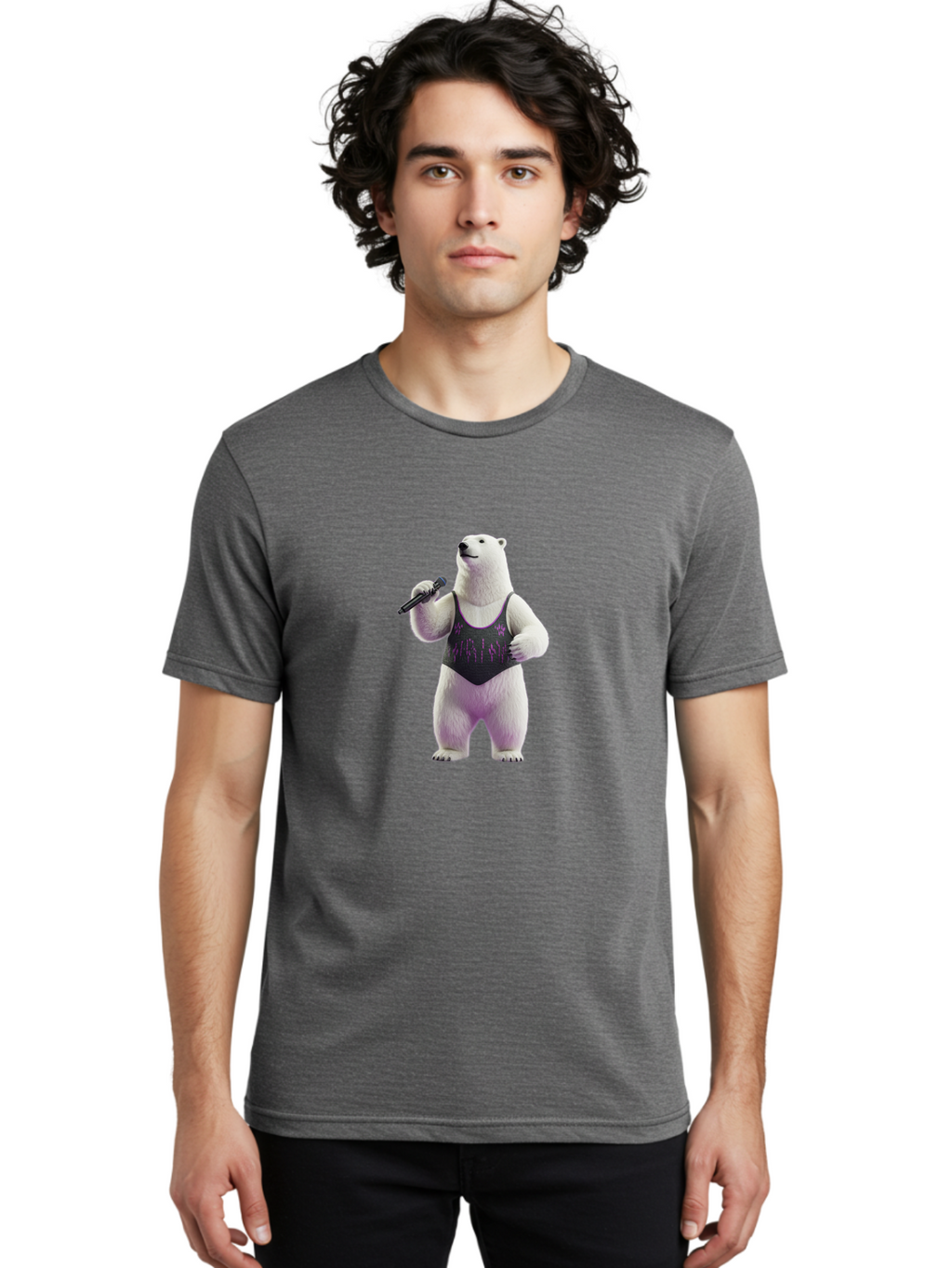 Polar-Bear-Swimsuit Men'S Graphic Tee, 100% Cotton, Comfortable Casual Summer Wear, Machine Washable, Vintage Camera, Old Camera, Antique Camera, Black Camera, Classic Photography, Photography Equipment, Nostalgic Device, Film Camera, Baf422