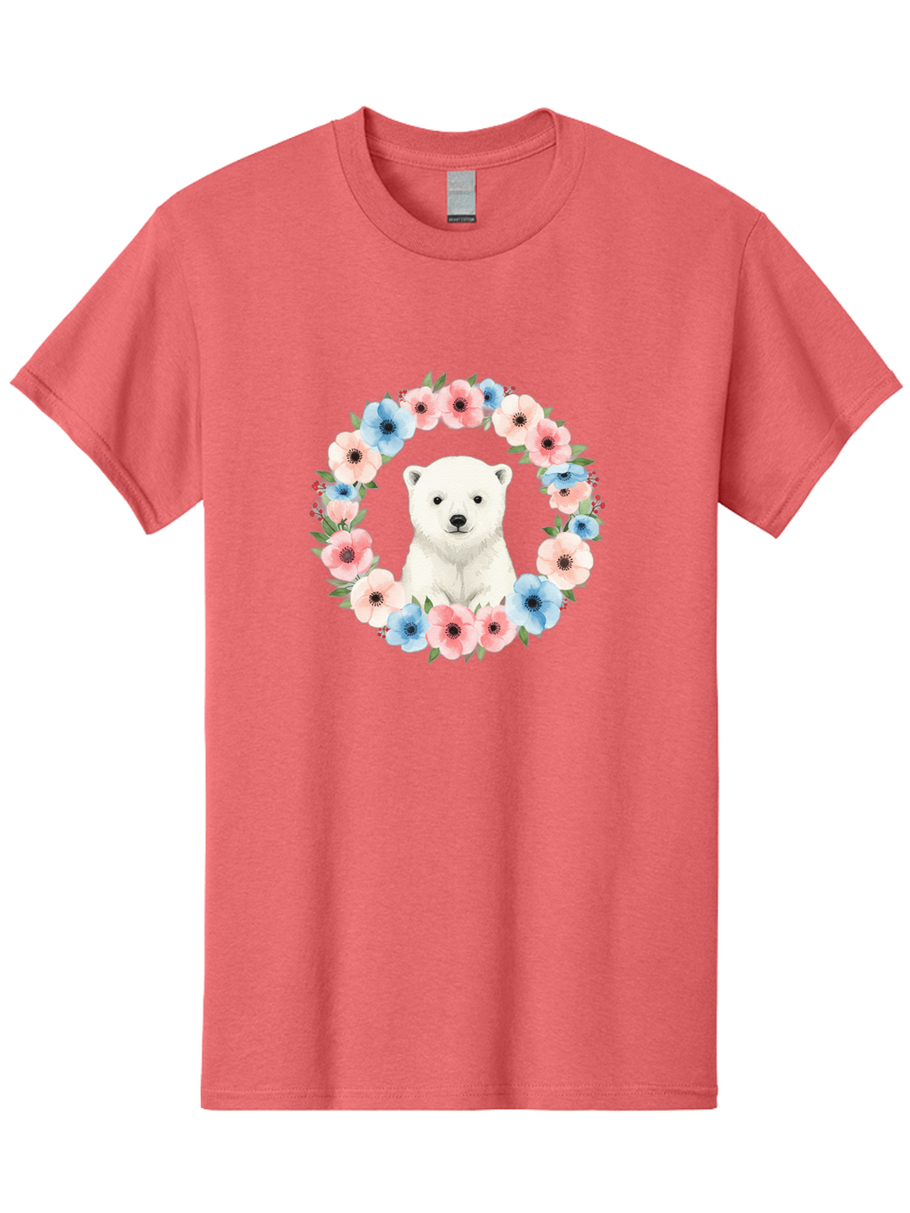 Polar-Bear-With-Flowers Men'S Graphic Tee, 100% Cotton, Comfortable Casual Summer Wear, Machine Washable, Vintage Camera, Old Camera, Antique Camera, Black Camera, Classic Photography, Photography Equipment, Nostalgic Device, Film Camera, Baf428