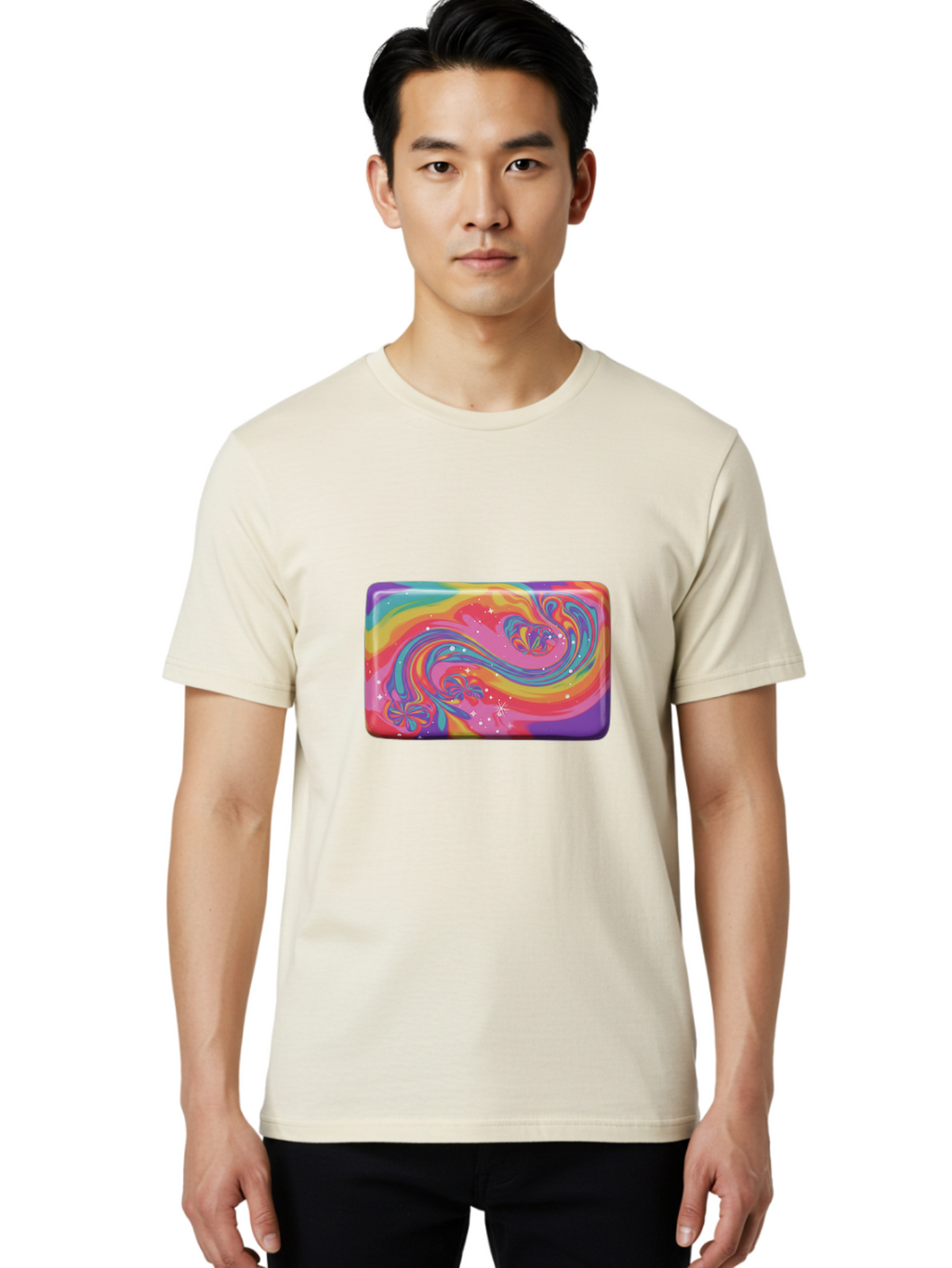 Psychedelic-Soap Men'S Graphic Tee, 100% Cotton, Comfortable Casual Summer Wear, Machine Washable, Vintage Camera, Old Camera, Antique Camera, Black Camera, Classic Photography, Photography Equipment, Nostalgic Device, Film Camera, Camera Art Baf437