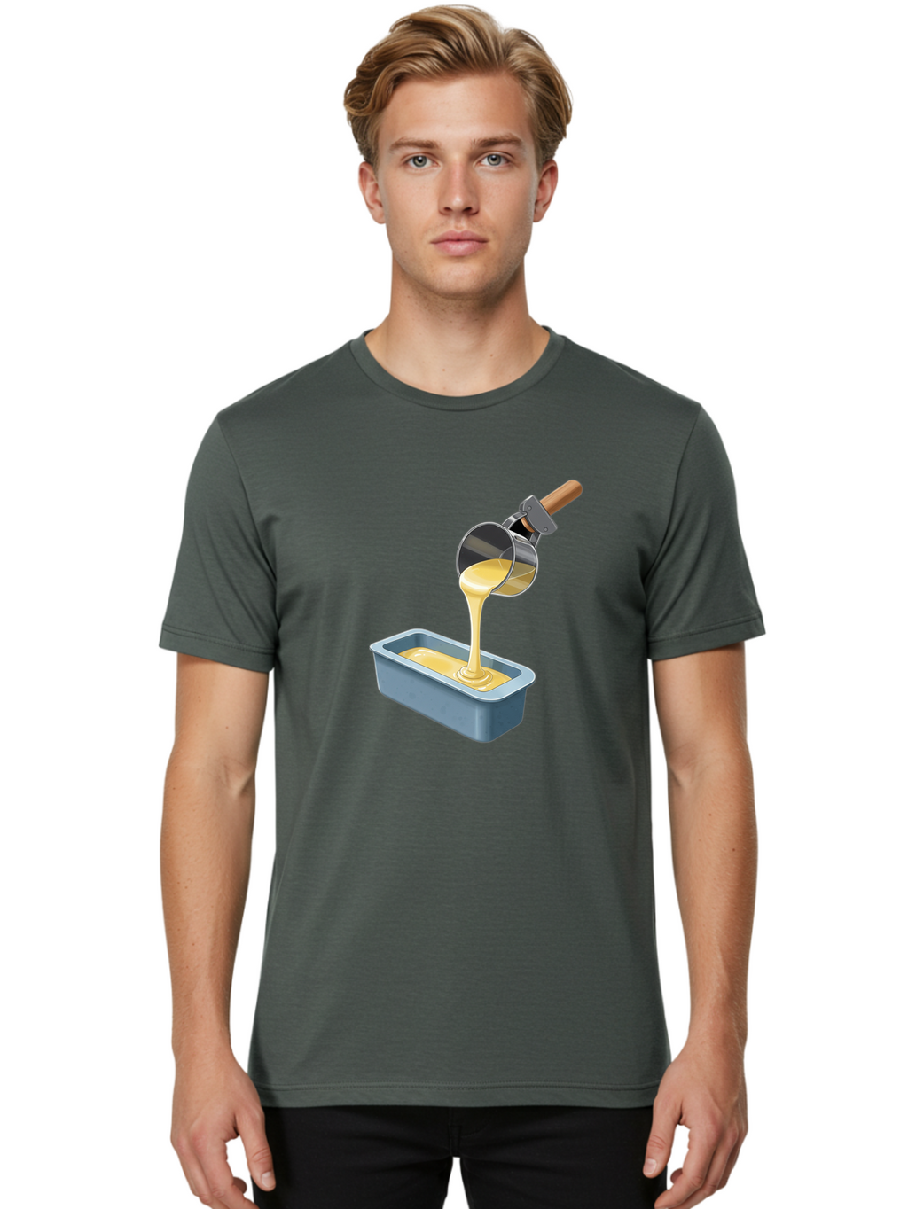 Pudding-Pouring-Into-Pan Men'S Graphic Tee, 100% Cotton, Comfortable Casual Summer Wear, Machine Washable, Vintage Camera, Old Camera, Antique Camera, Black Camera, Classic Photography, Photography Equipment, Nostalgic Device, Film Camera, Baf438