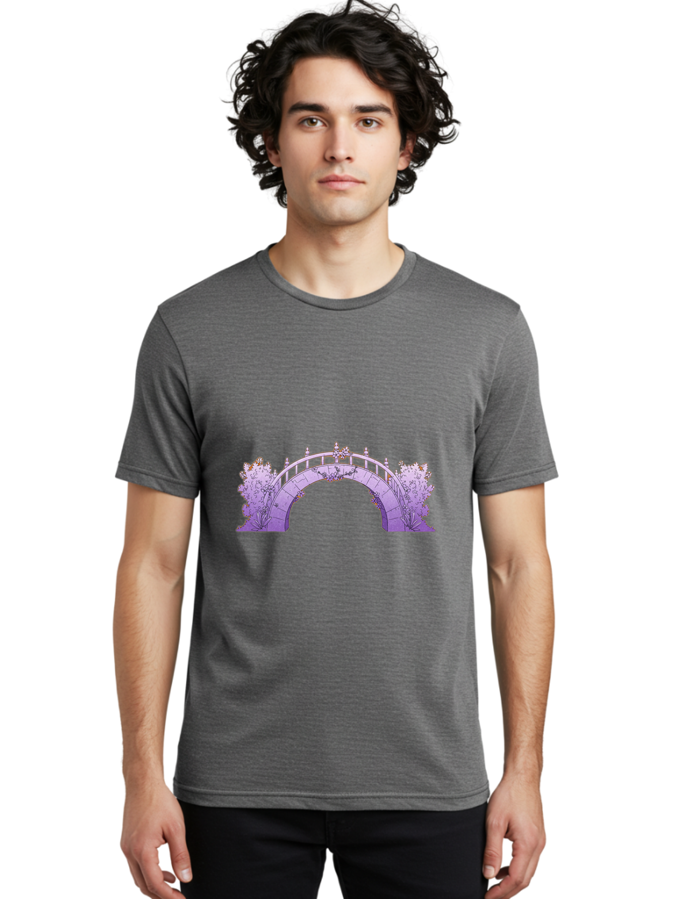 Purple-Bridge Men'S Graphic Tee, 100% Cotton, Comfortable Casual Summer Wear, Machine Washable, Vintage Camera, Old Camera, Antique Camera, Black Camera, Classic Photography, Photography Equipment, Nostalgic Device, Film Camera, Camera Art Baf446