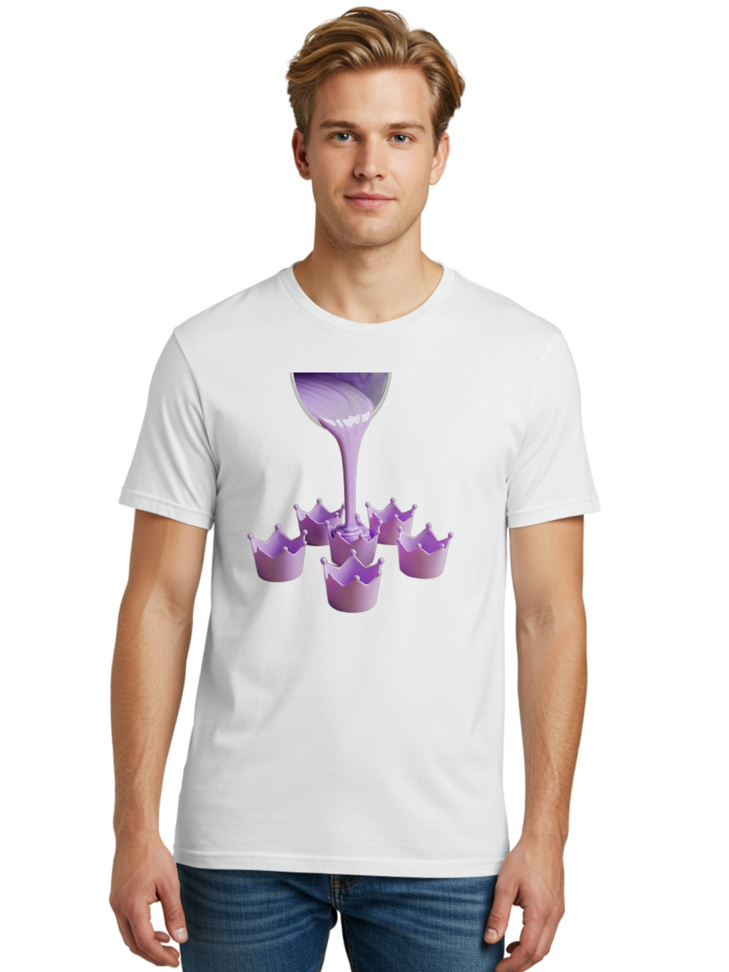 Purple-Crowns Men'S Graphic Tee, 100% Cotton, Comfortable Casual Summer Wear, Machine Washable, Vintage Camera, Old Camera, Antique Camera, Black Camera, Classic Photography, Photography Equipment, Nostalgic Device, Film Camera, Camera Art Baf447