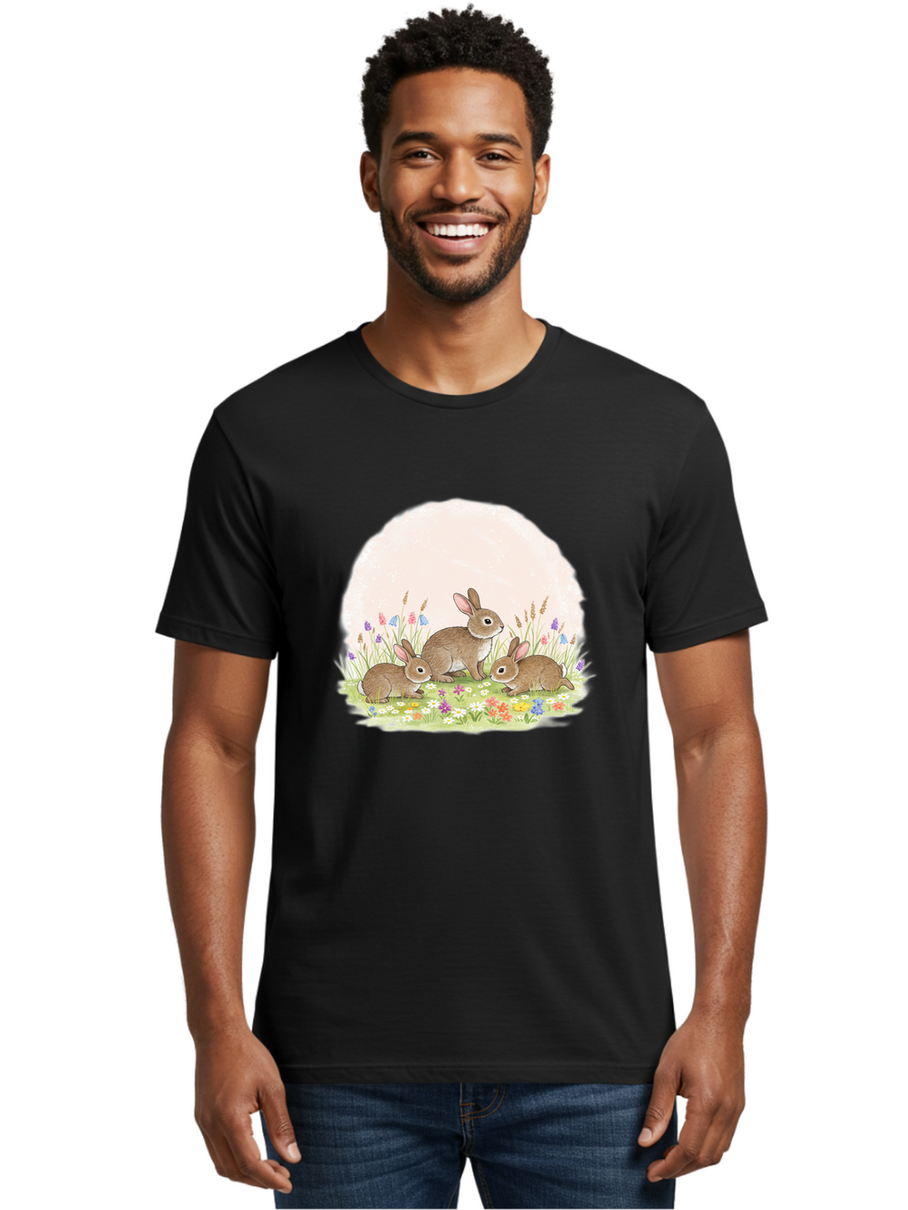 Rabbits-In-Flowers Men'S Graphic Tee, 100% Cotton, Comfortable Casual Summer Wear, Machine Washable, Vintage Camera, Old Camera, Antique Camera, Black Camera, Classic Photography, Photography Equipment, Nostalgic Device, Film Camera, Baf449
