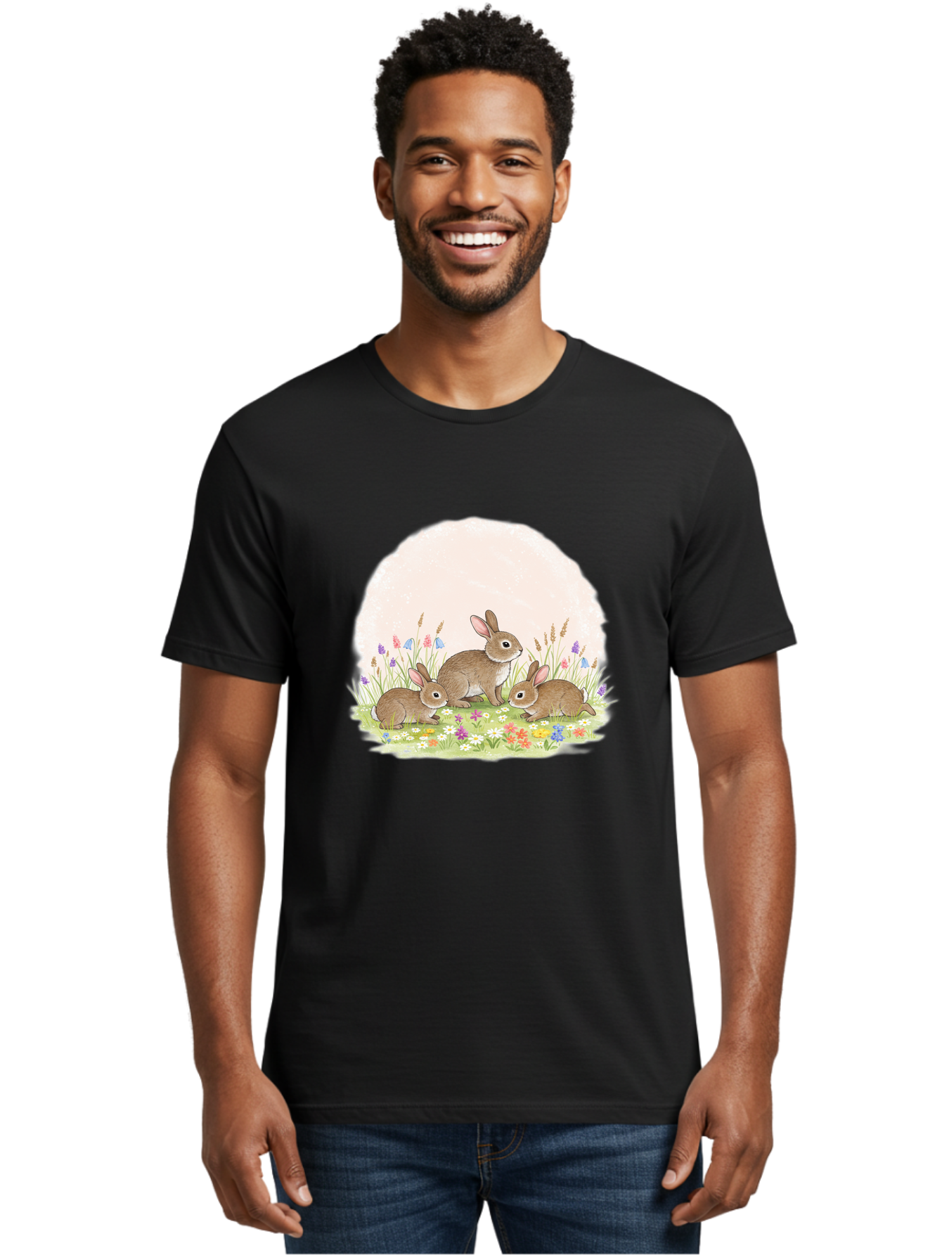 Rabbits-In-Flowers Men'S Graphic Tee, 100% Cotton, Comfortable Casual Summer Wear, Machine Washable, Vintage Camera, Old Camera, Antique Camera, Black Camera, Classic Photography, Photography Equipment, Nostalgic Device, Film Camera, Baf449