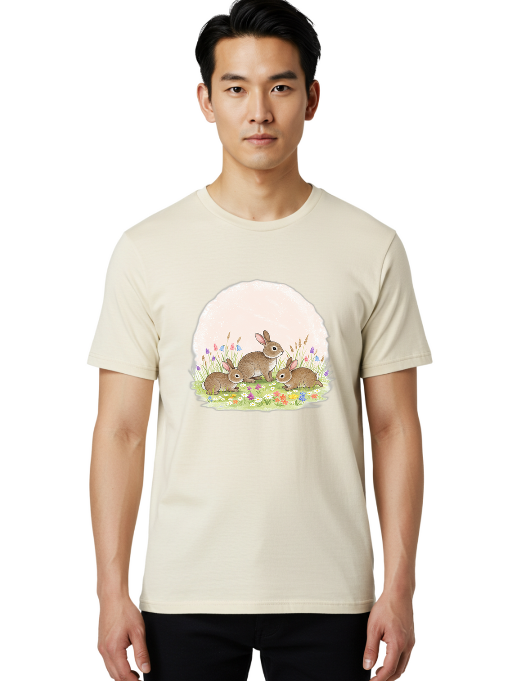 Rabbits-In-Flowers Men'S Graphic Tee, 100% Cotton, Comfortable Casual Summer Wear, Machine Washable, Vintage Camera, Old Camera, Antique Camera, Black Camera, Classic Photography, Photography Equipment, Nostalgic Device, Film Camera, Baf449