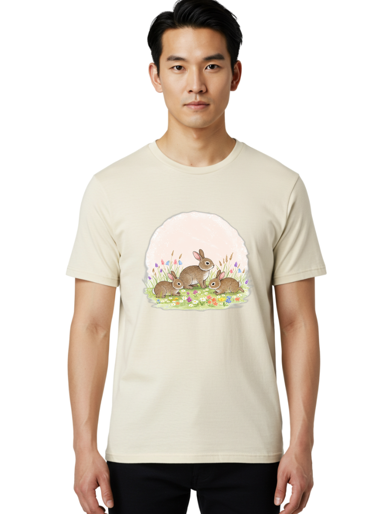 Rabbits-In-Flowers Men'S Graphic Tee, 100% Cotton, Comfortable Casual Summer Wear, Machine Washable, Vintage Camera, Old Camera, Antique Camera, Black Camera, Classic Photography, Photography Equipment, Nostalgic Device, Film Camera, Baf449